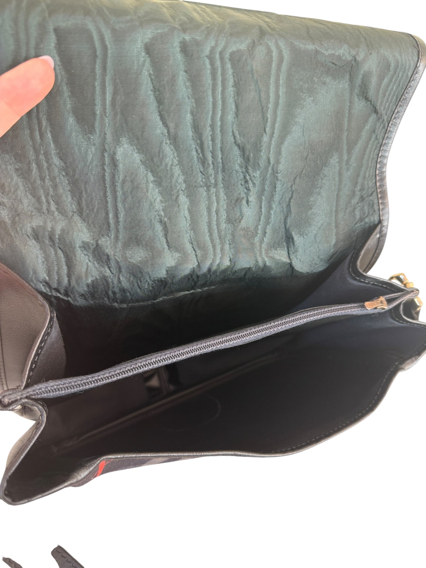 Burberry Blue Multicolor Canvas Novacheck Shoulder Bag