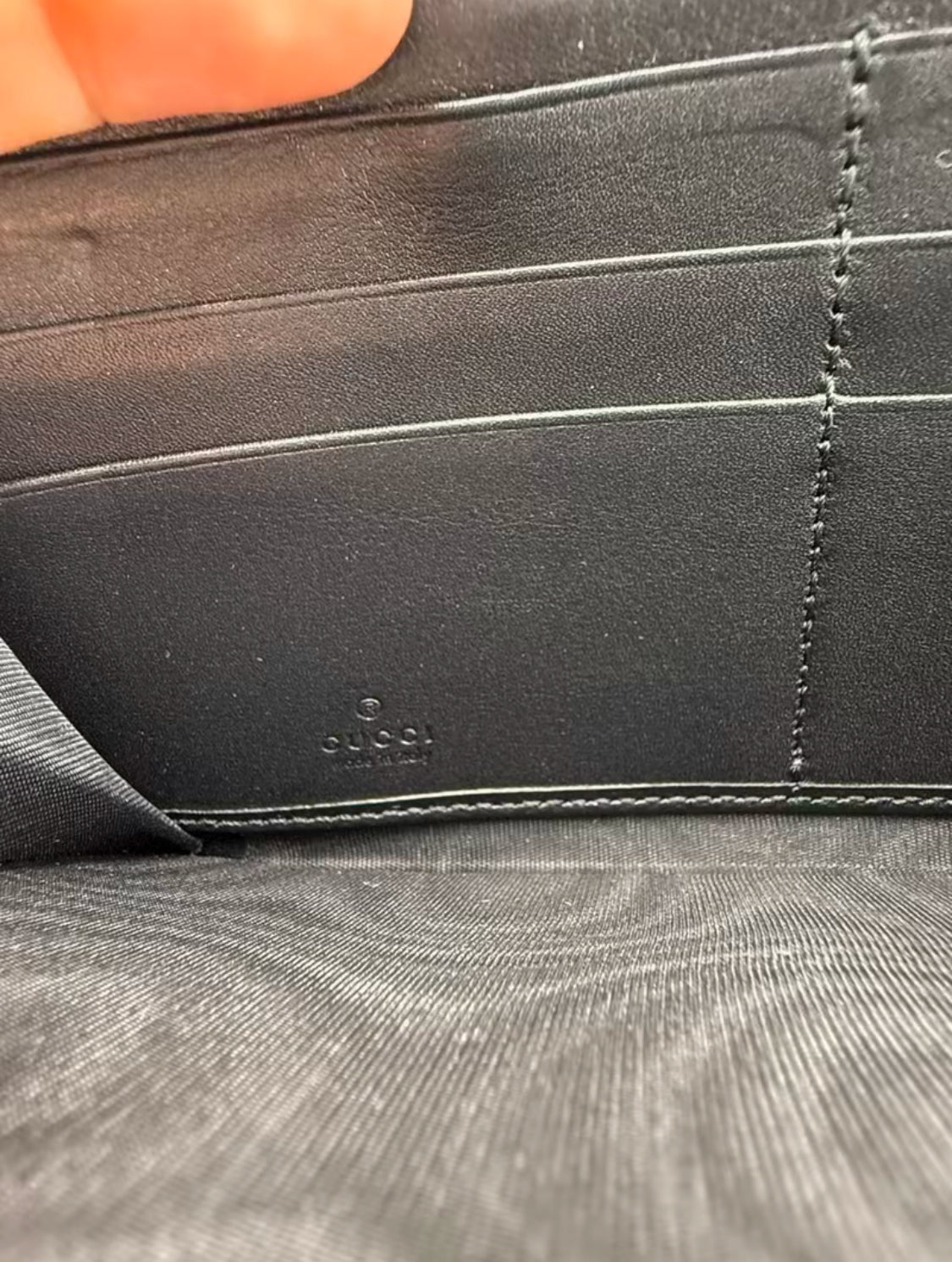 Gucci Multicolored Marmont Leather Zip Around Wallet