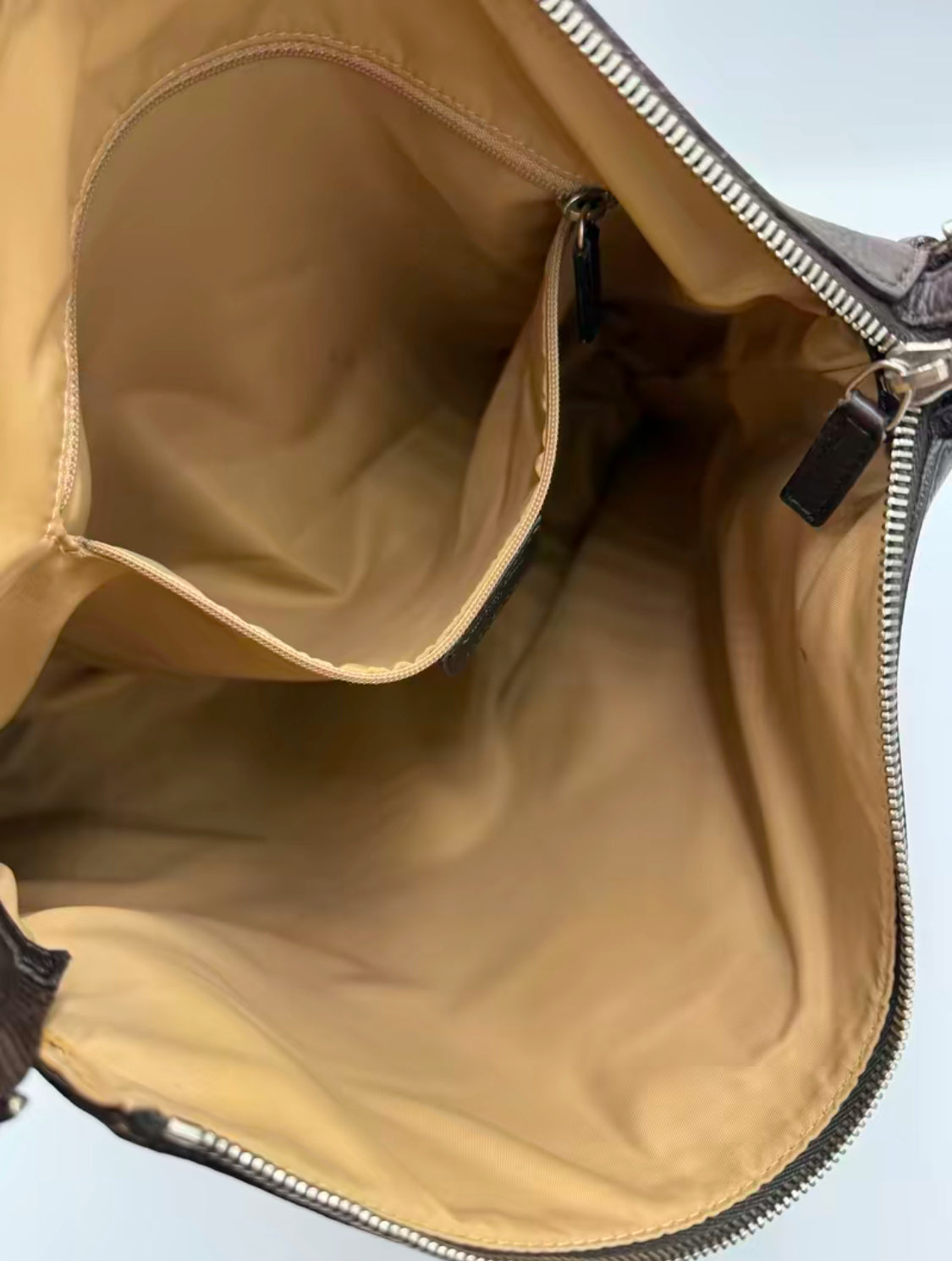 Christian Dior Diorissimo Beige Trotter Shoulder Bag