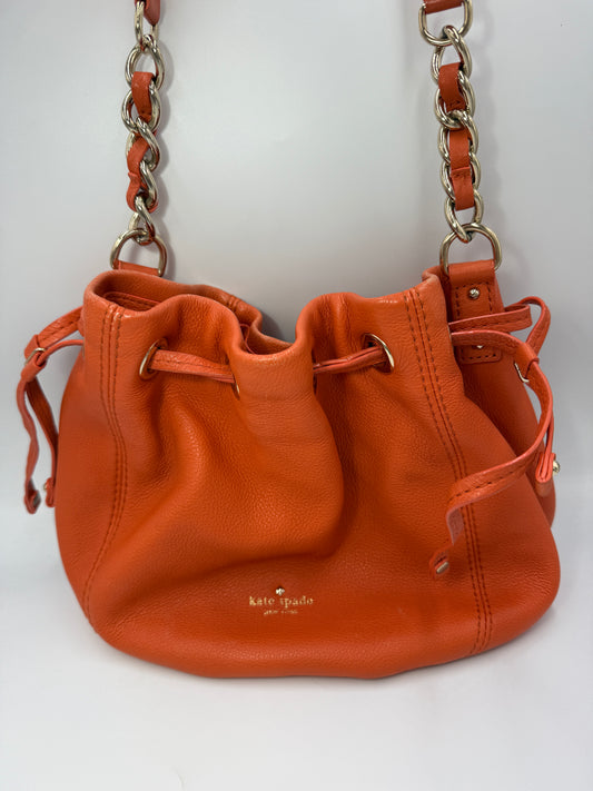 Kate Spade Burnt Orange Bucket Bag