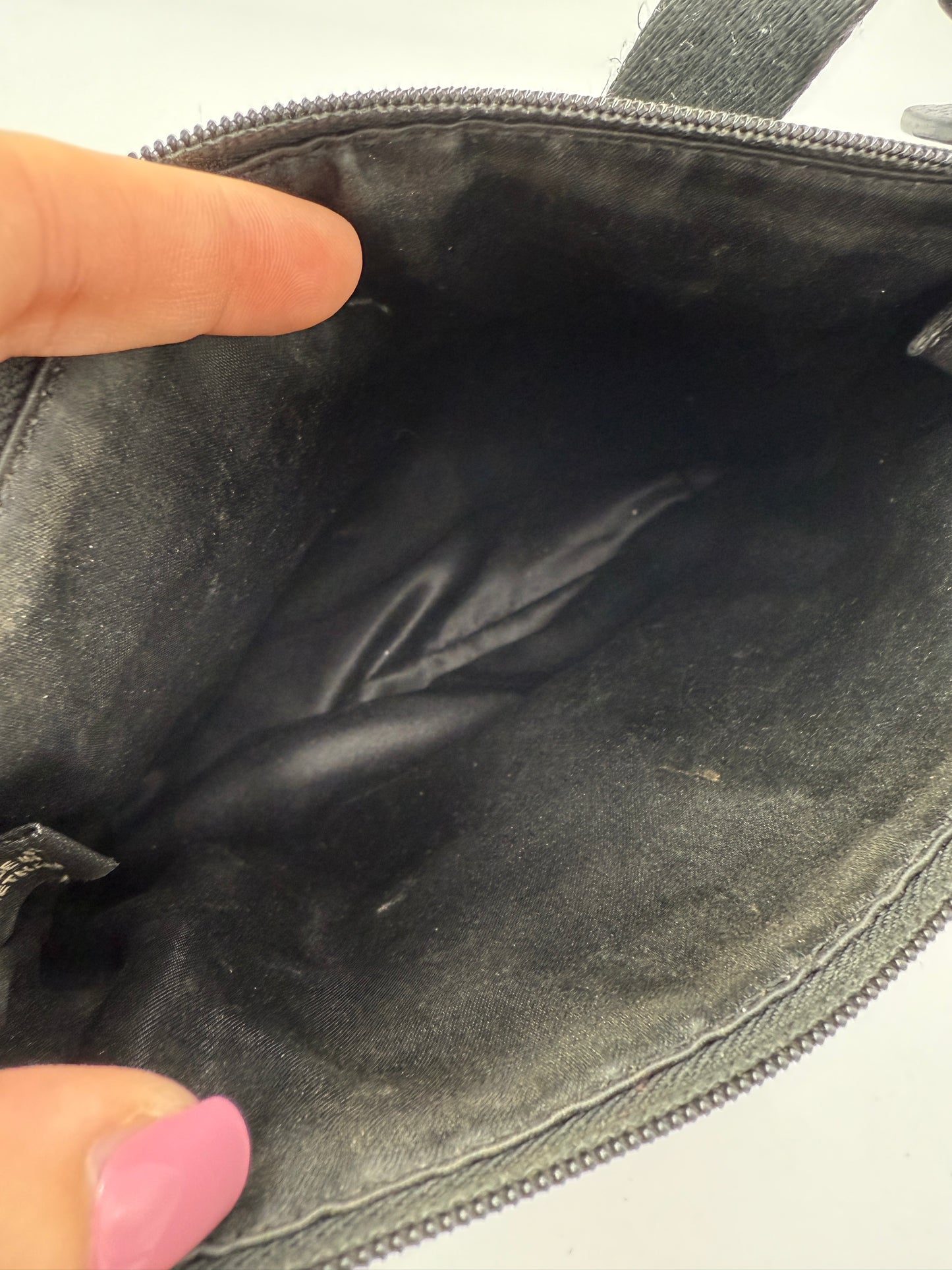 Coach Vintage Black Leather Turnlock Crossbody