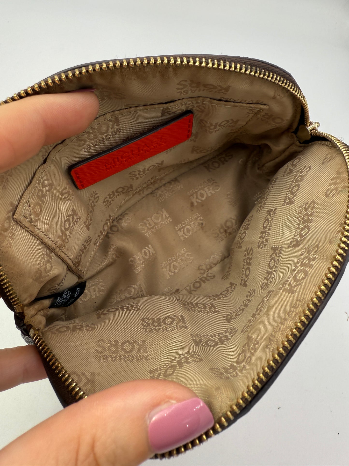 Michael Kors Monogram Cosmetic Bag