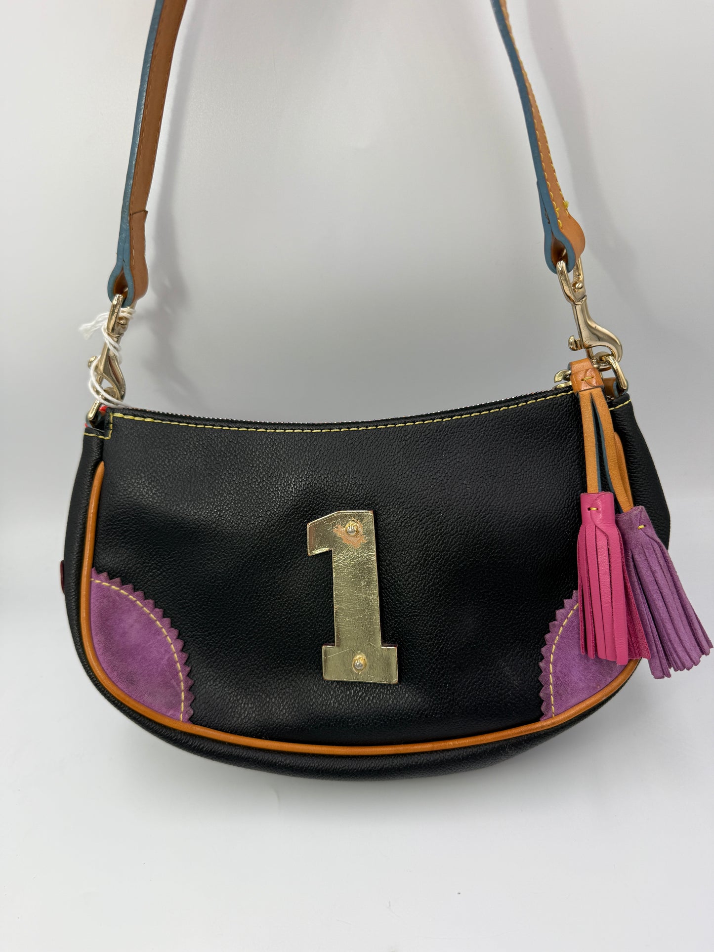 Dooney And Burke Y2K Alphabet Charm Shoulder Bag