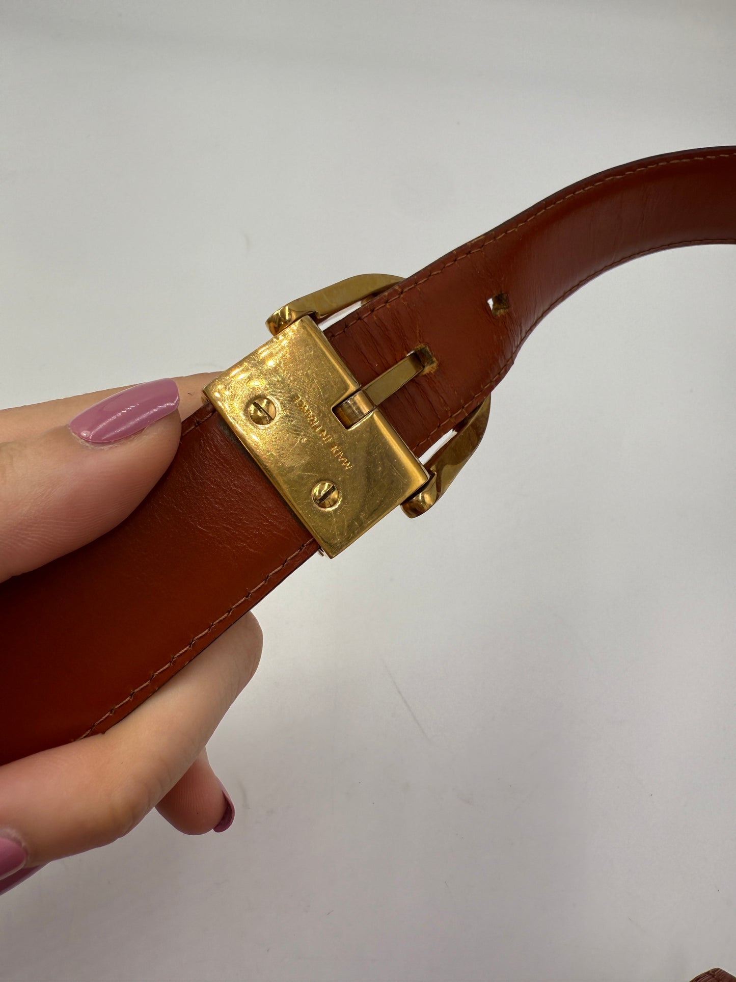 Louis Vuitton Cognac Epi Leather Belt Bag VI1901