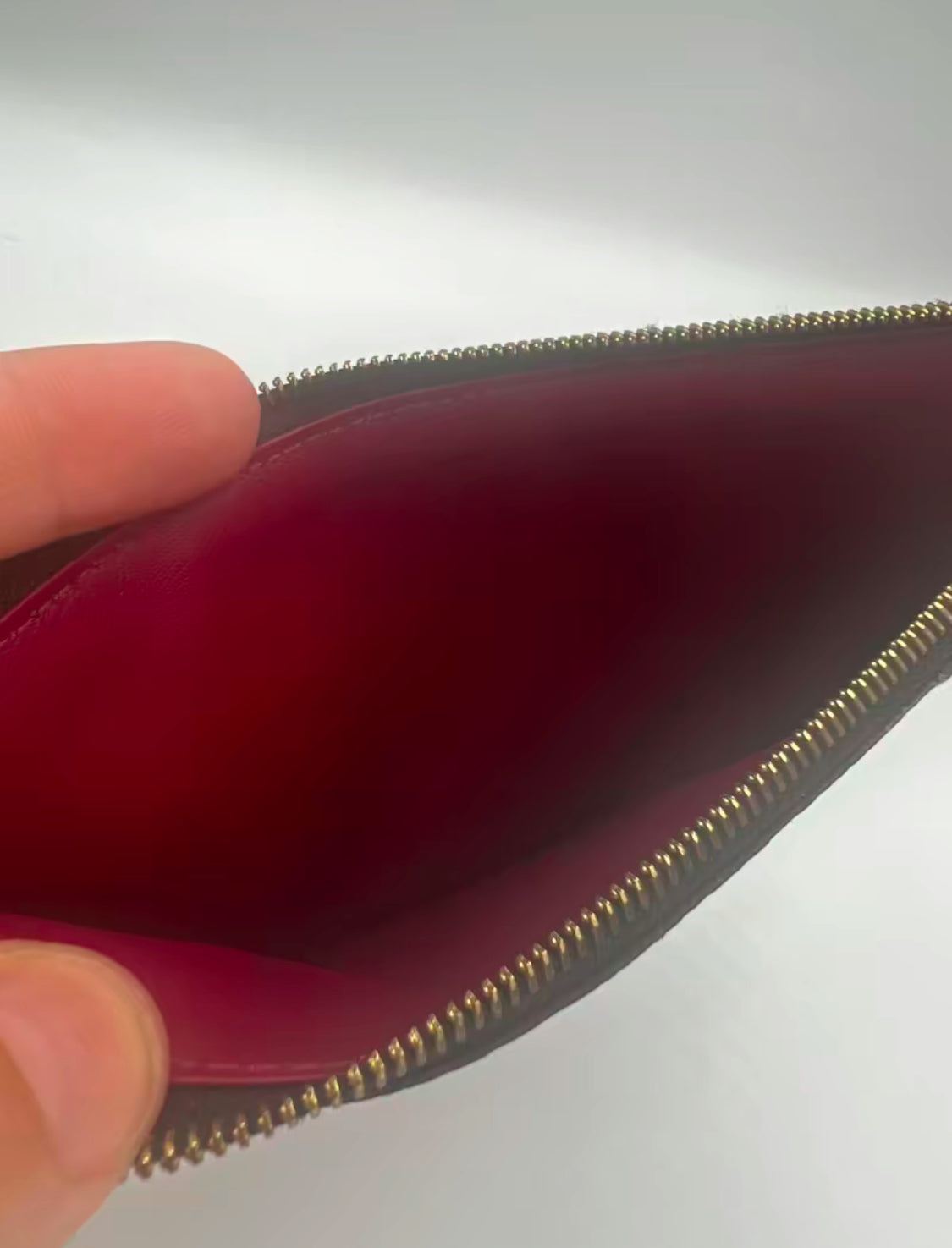 Louis Vuitton Monogram Coated Canvas Long Wallet Pouch