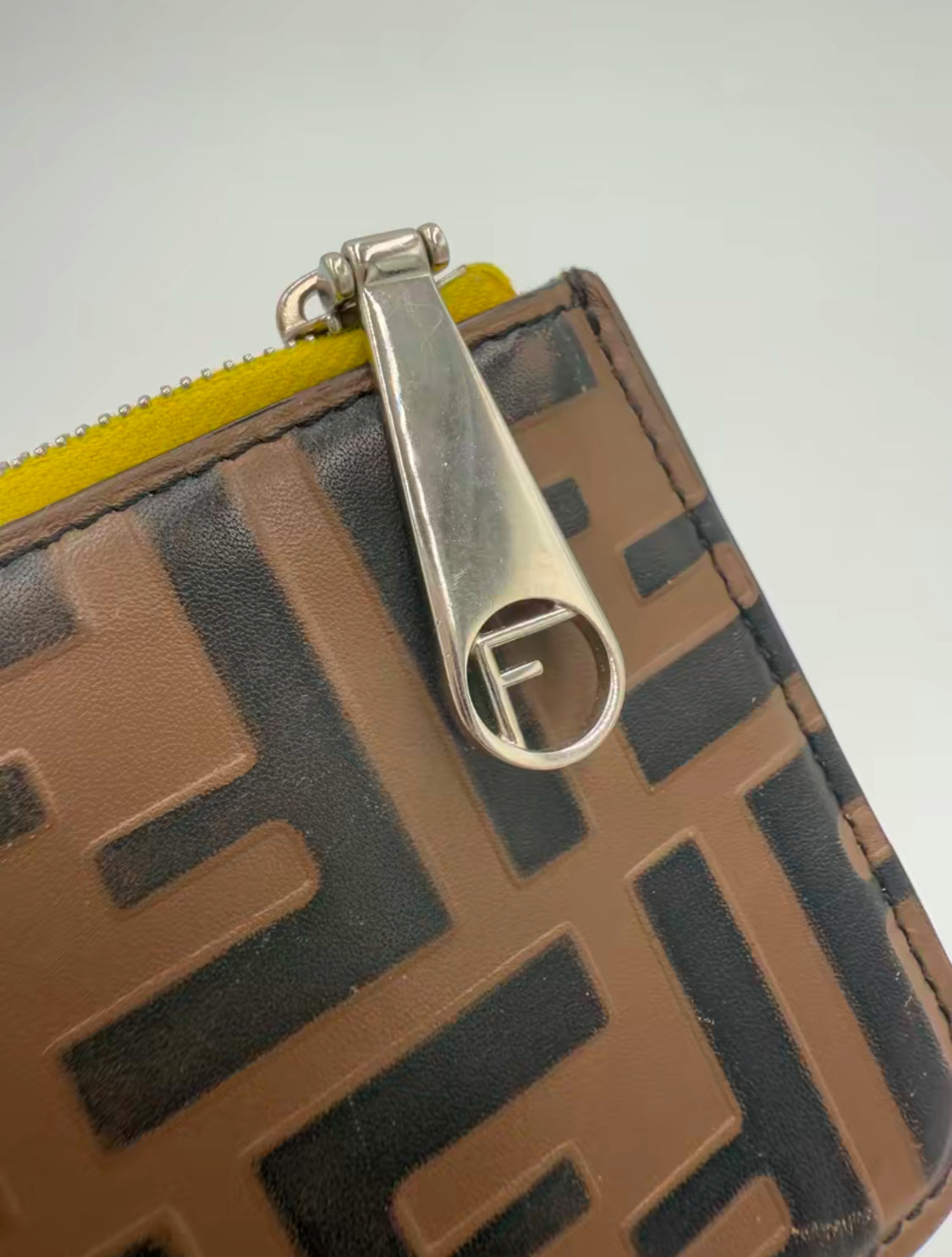 Fendi F Is Fendi Zucca Key Cles Card/Holder