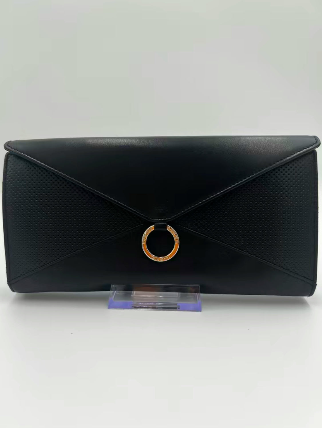 Loewe Black Leather Long Wallet Full Inclusion