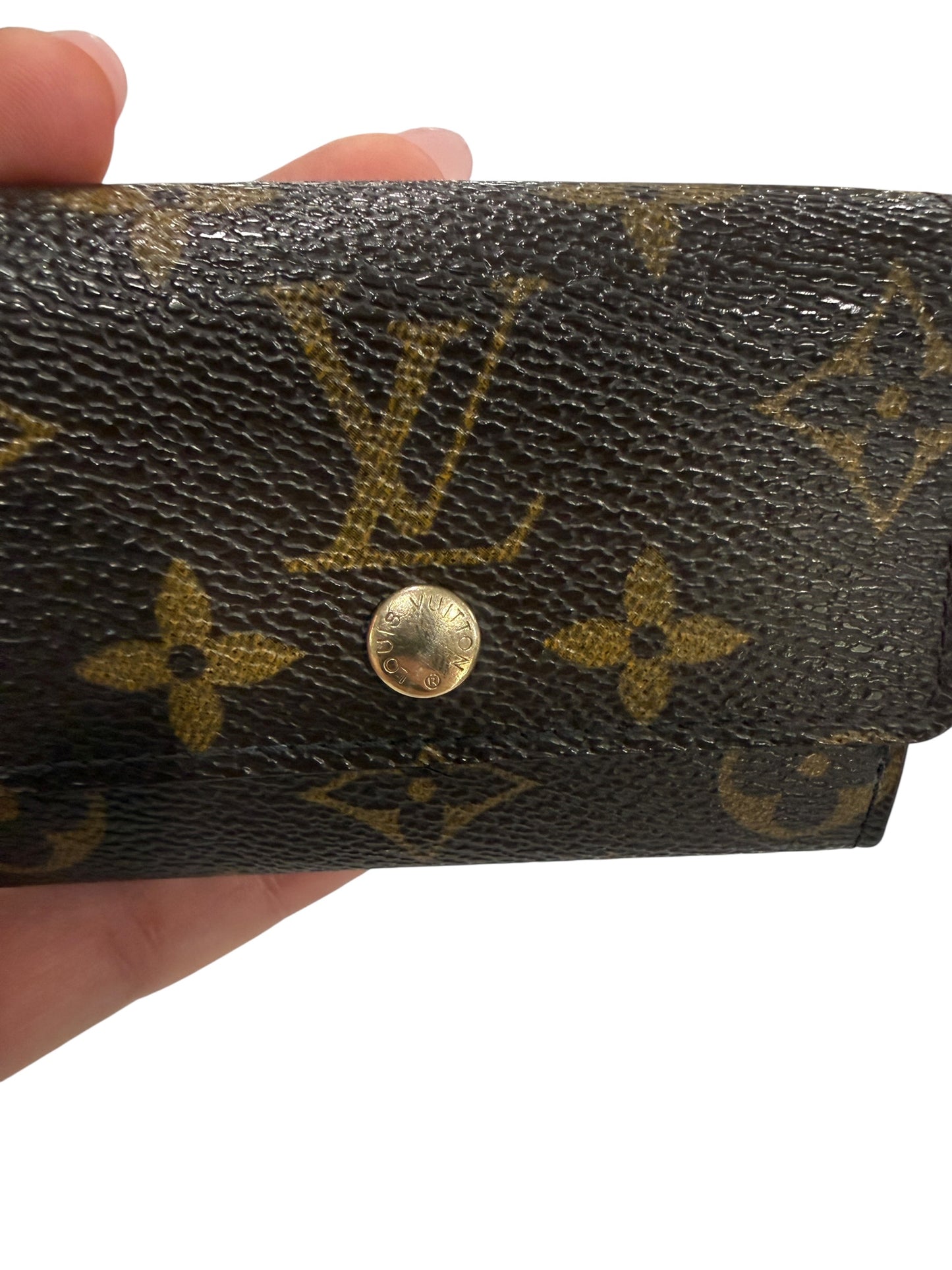 Louis Vuitton Monogram Coated Canvas Card Holder MI0016
