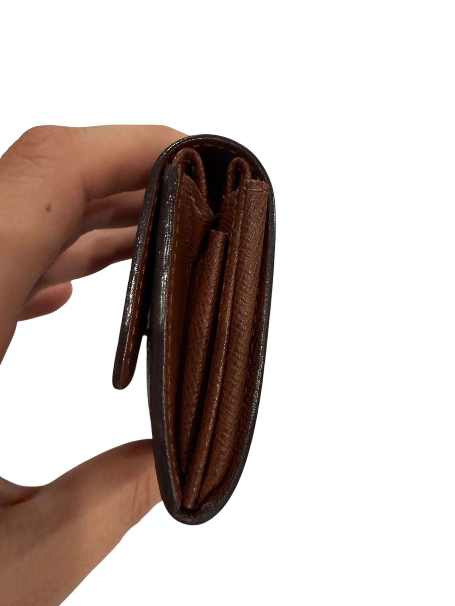 Louis Vuitton Monogram Coated Canvas Card Holder MI0016