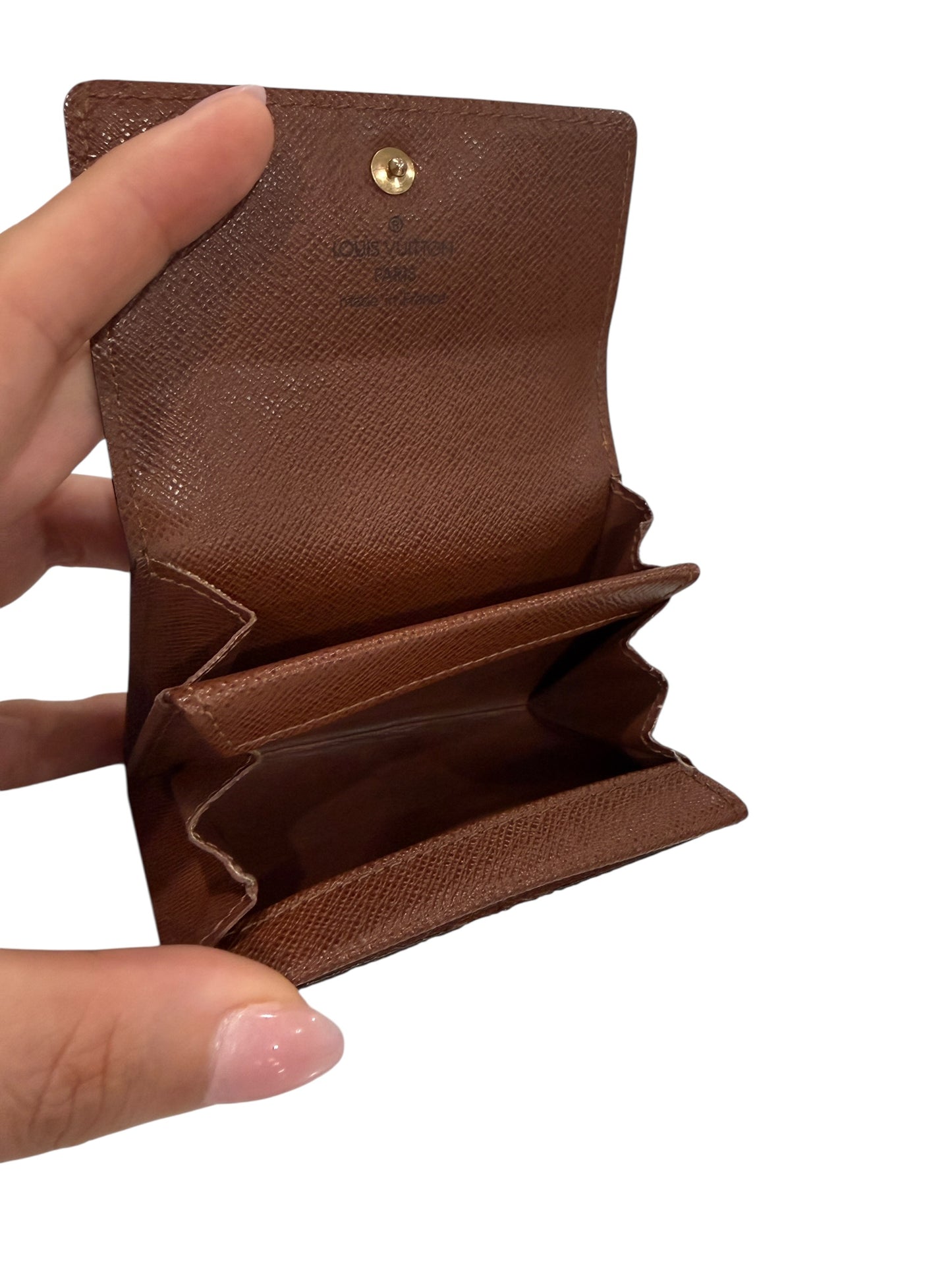 Louis Vuitton Monogram Coated Canvas Card Holder MI0016