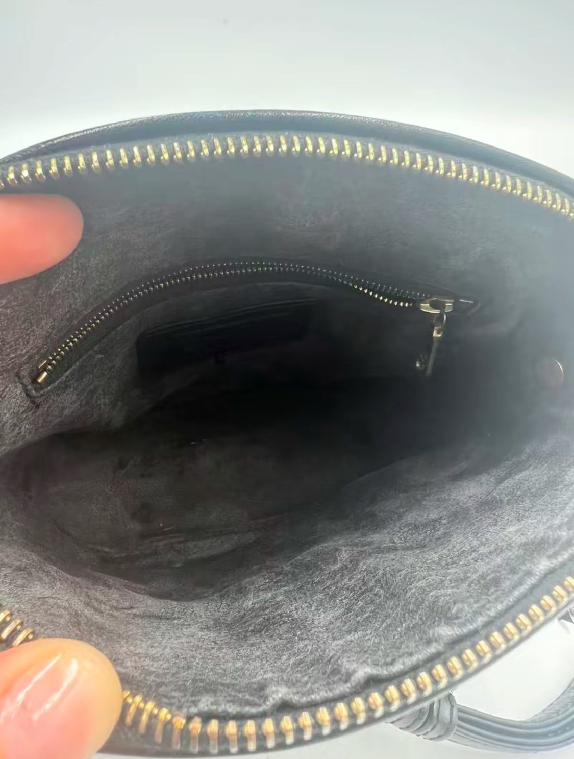 Fendi Black Patent Leather Multicolor Crossbody Bag