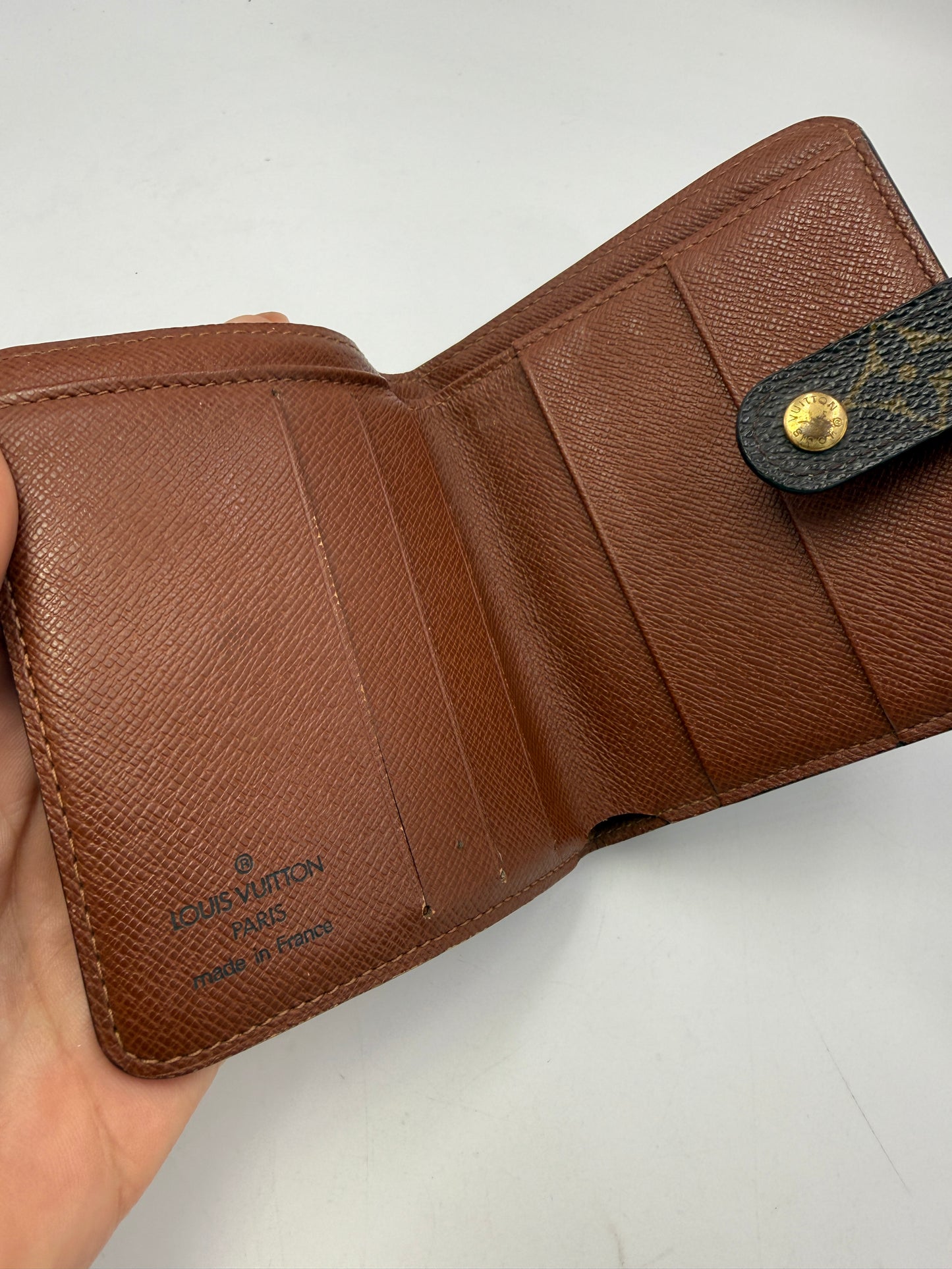 Louis Vuitton Monogram Compact Zippy Wallet With Box MI0012