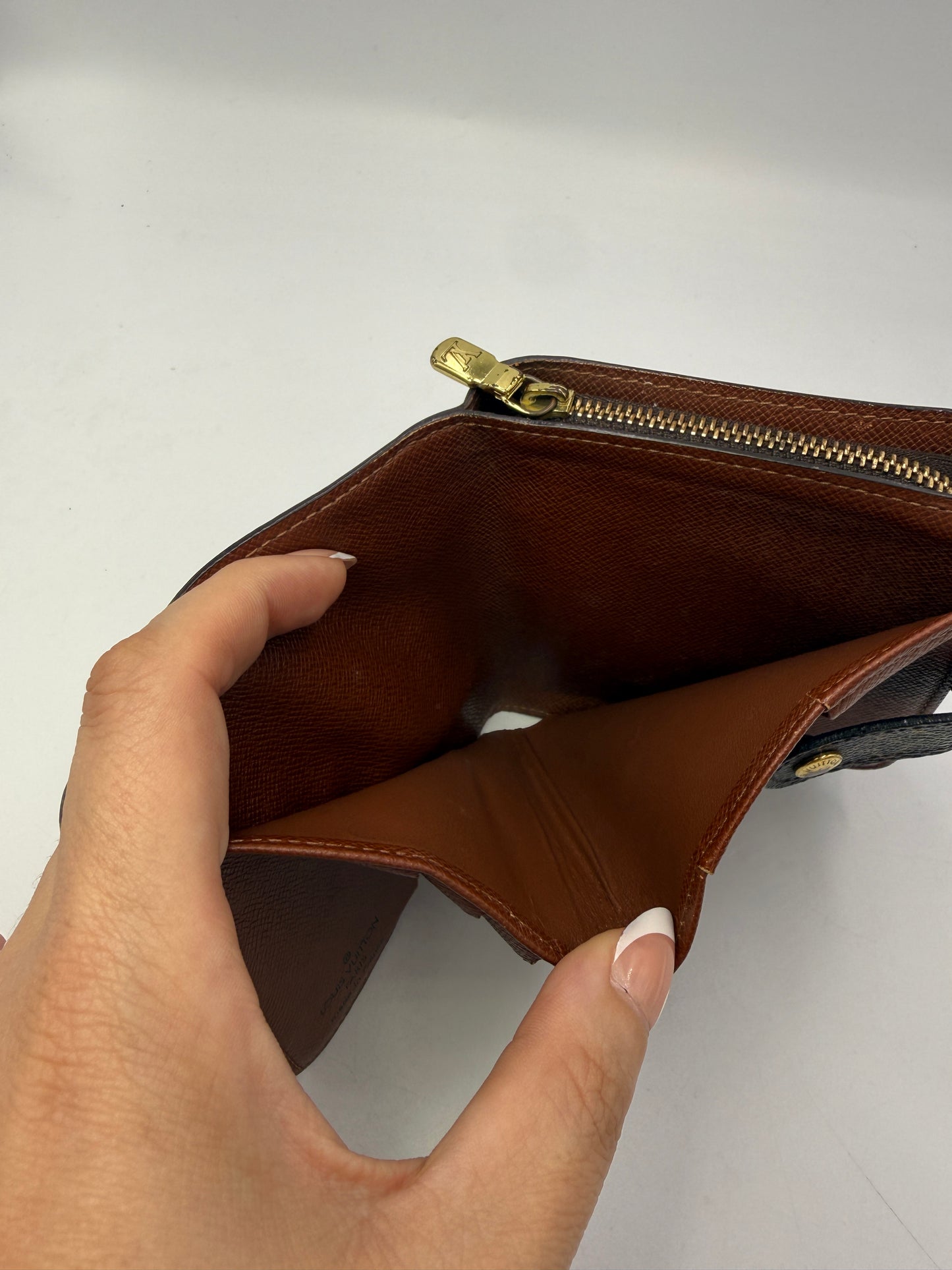 Louis Vuitton Monogram Compact Zippy Wallet With Box MI0012