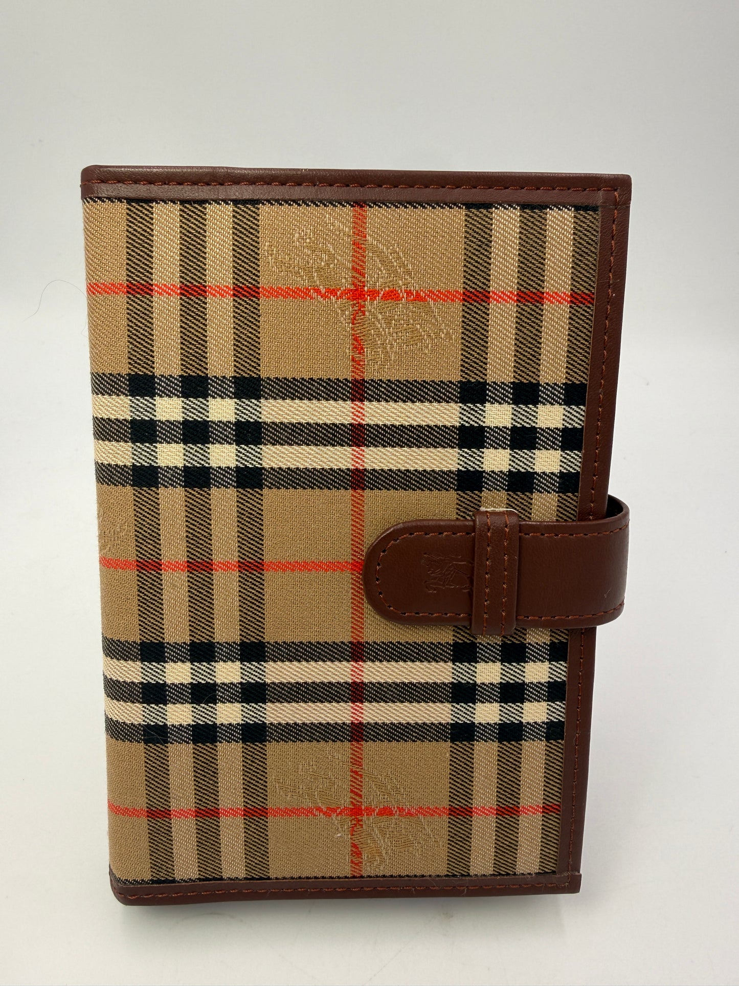 Burberry Novacheck Agenda With Original Inserts