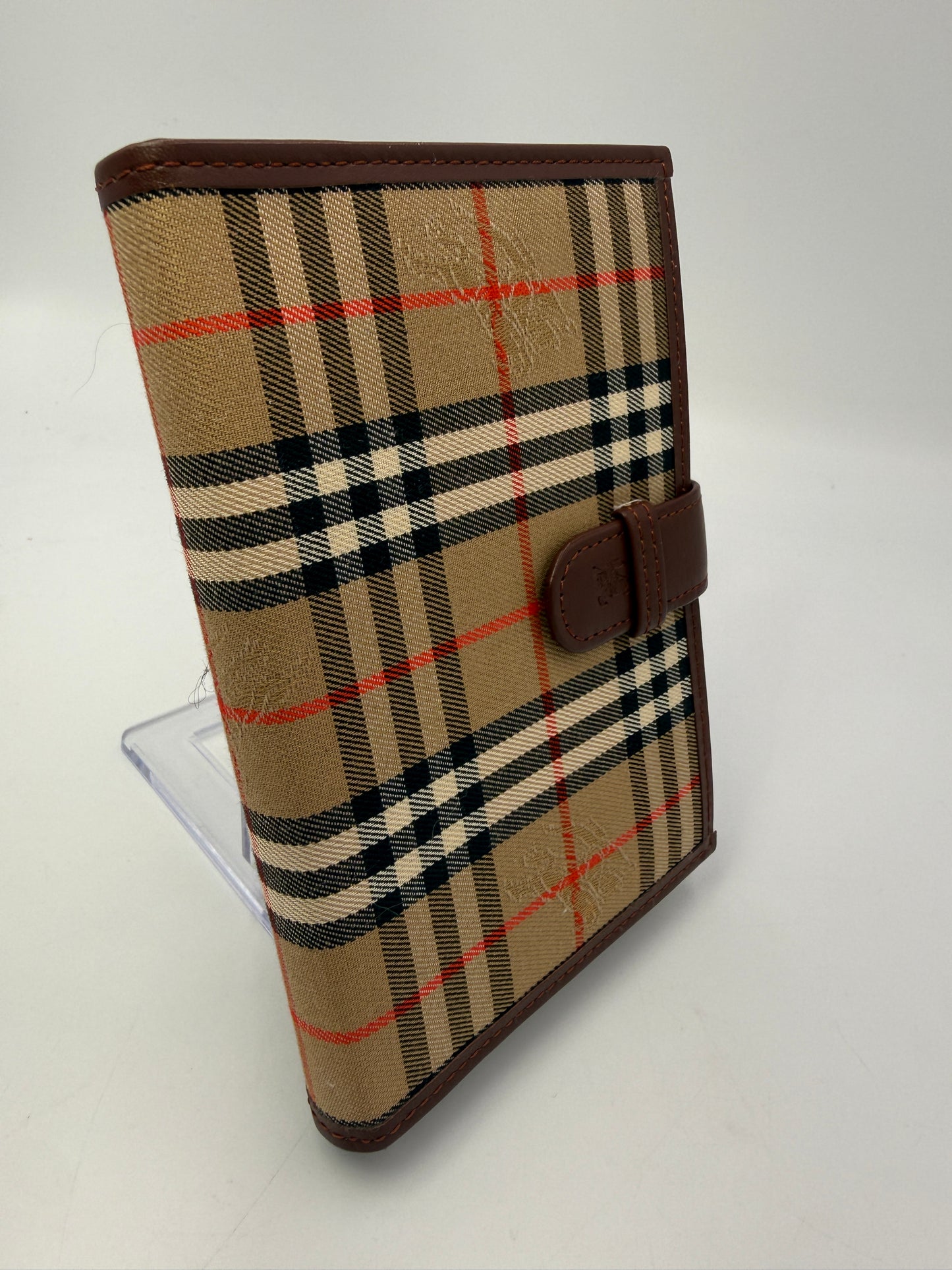 Burberry Novacheck Agenda With Original Inserts