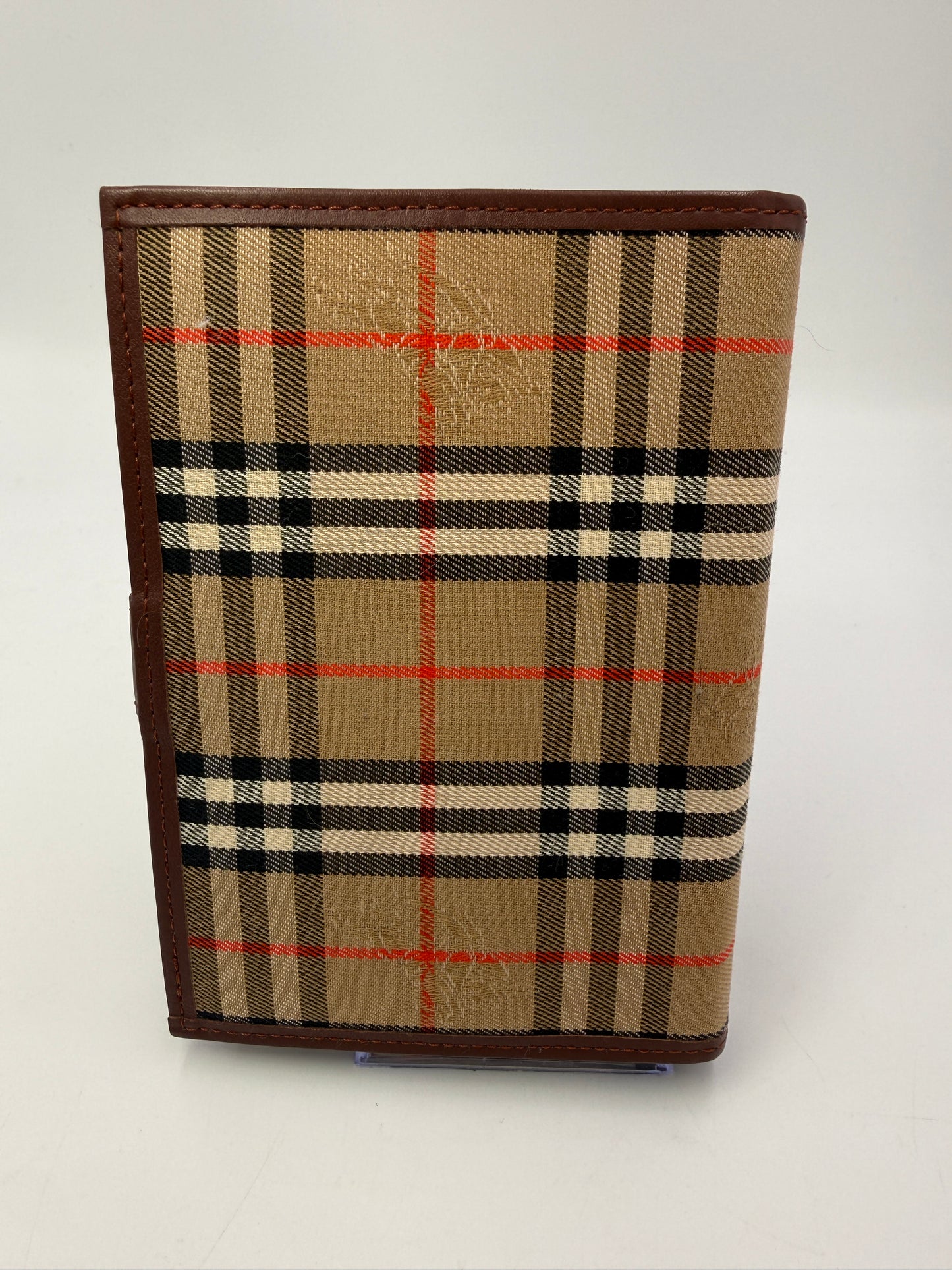 Burberry Novacheck Agenda With Original Inserts