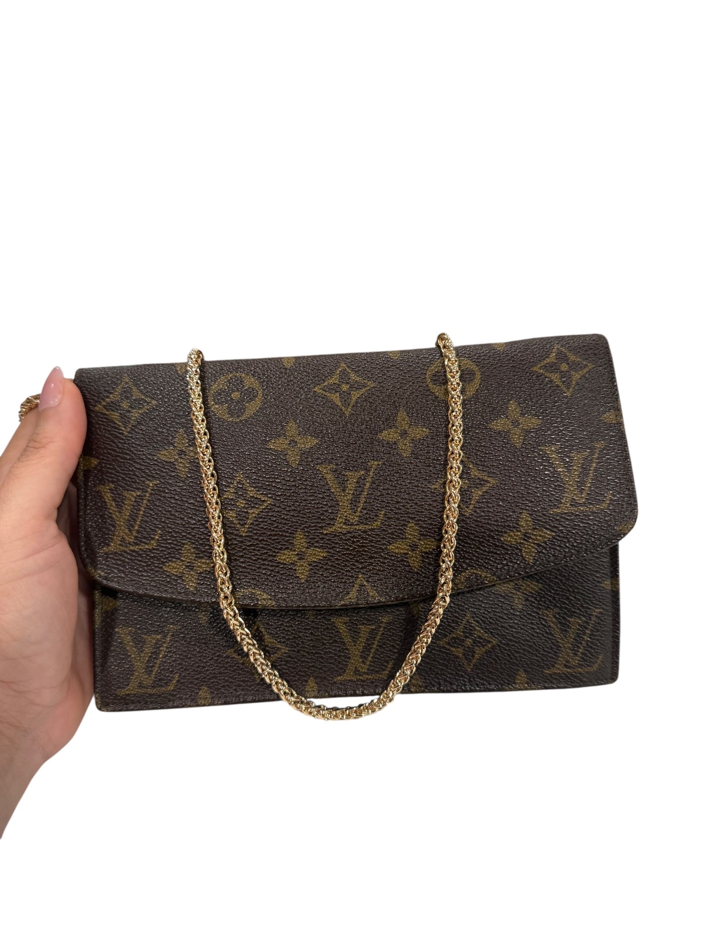 Louis Vuitton Monogram Pochette Lava Clutch 20 cm AN0911
