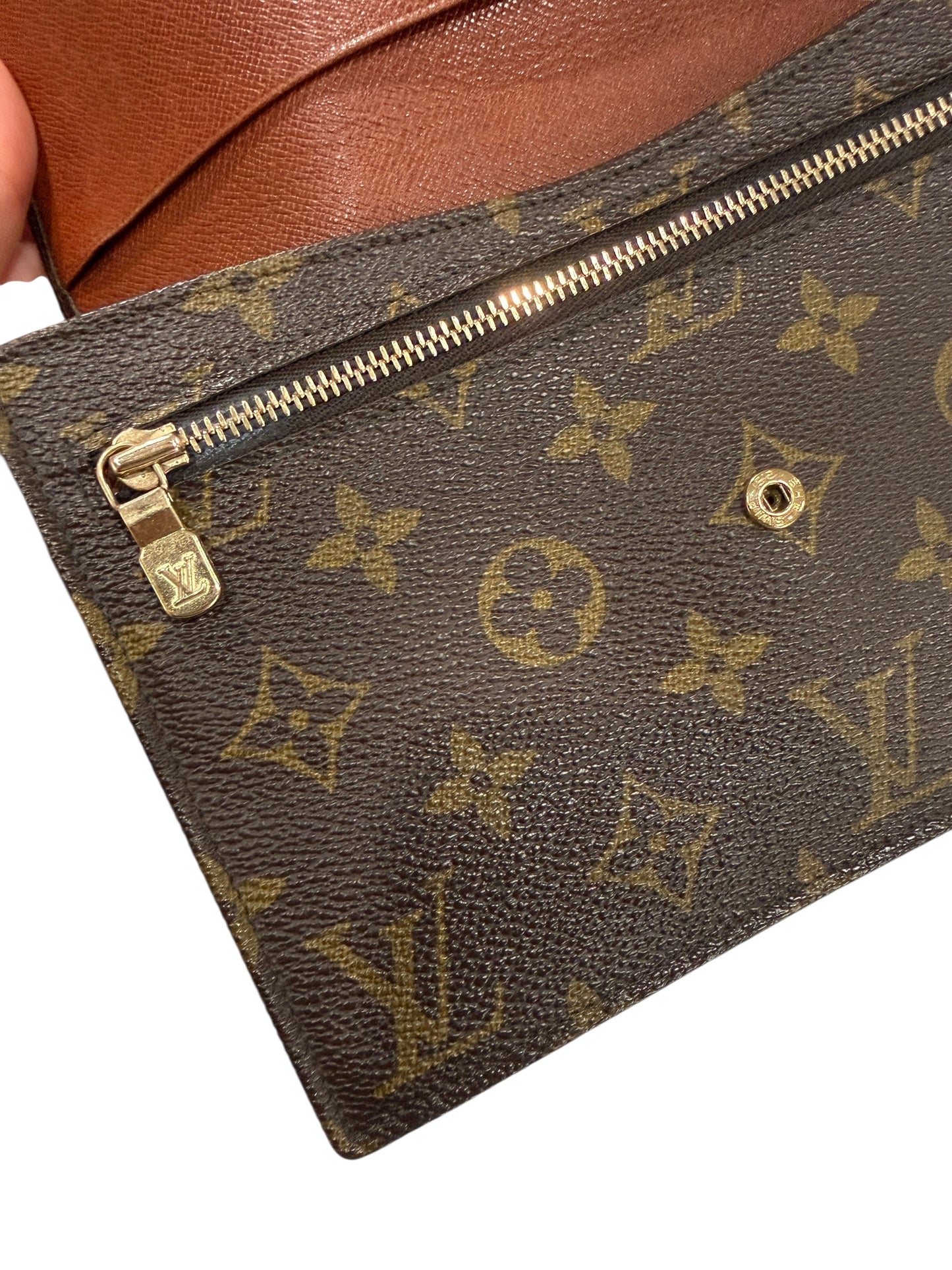 Louis Vuitton Monogram Pochette Lava Clutch 20 cm AN0911