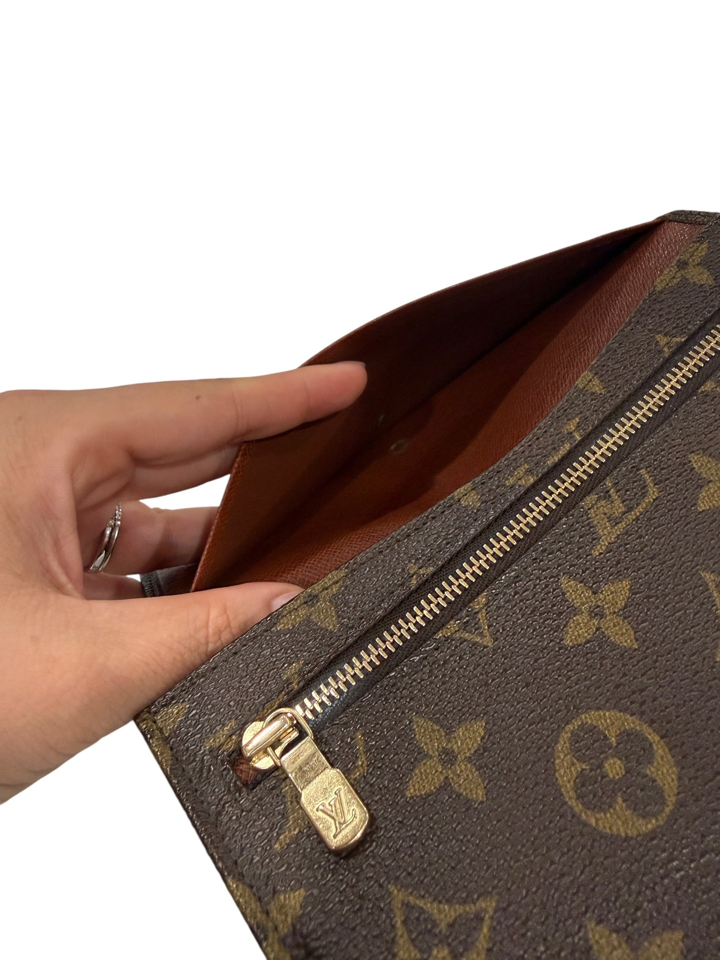 Louis Vuitton Monogram Pochette Lava Clutch 20 cm AN0911