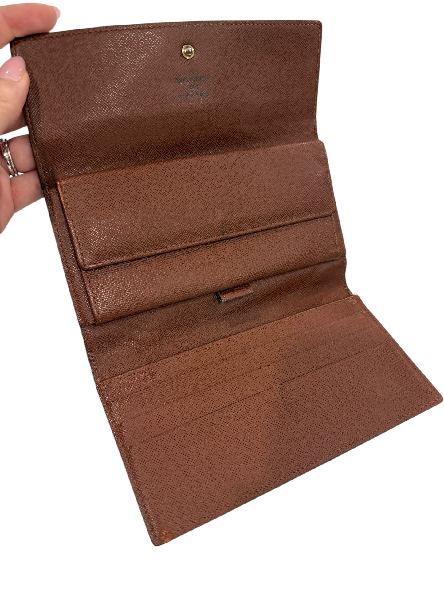 Louis Vuitton Monogram Coated Canvas Continental Long Wallet