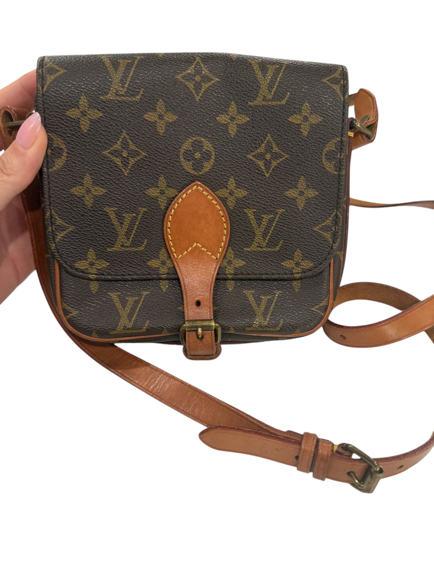 Louis Vuitton Monogram Coated Canvas Cartouchière PM SL1920