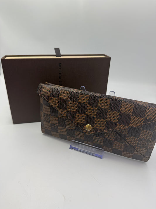 Louis Vuitton Damier Ebene Coated Canvas Origami Wallet TR4111