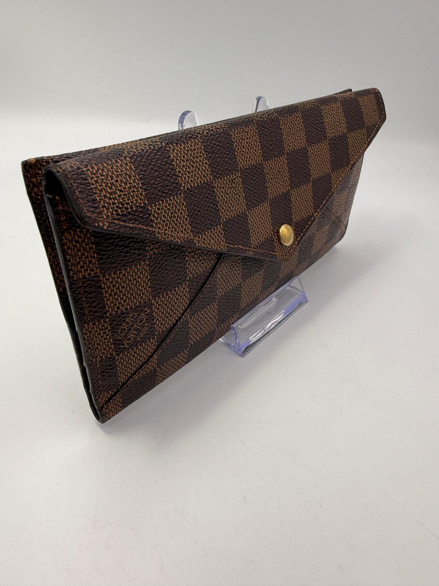Louis Vuitton Damier Ebene Coated Canvas Origami Wallet TR4111