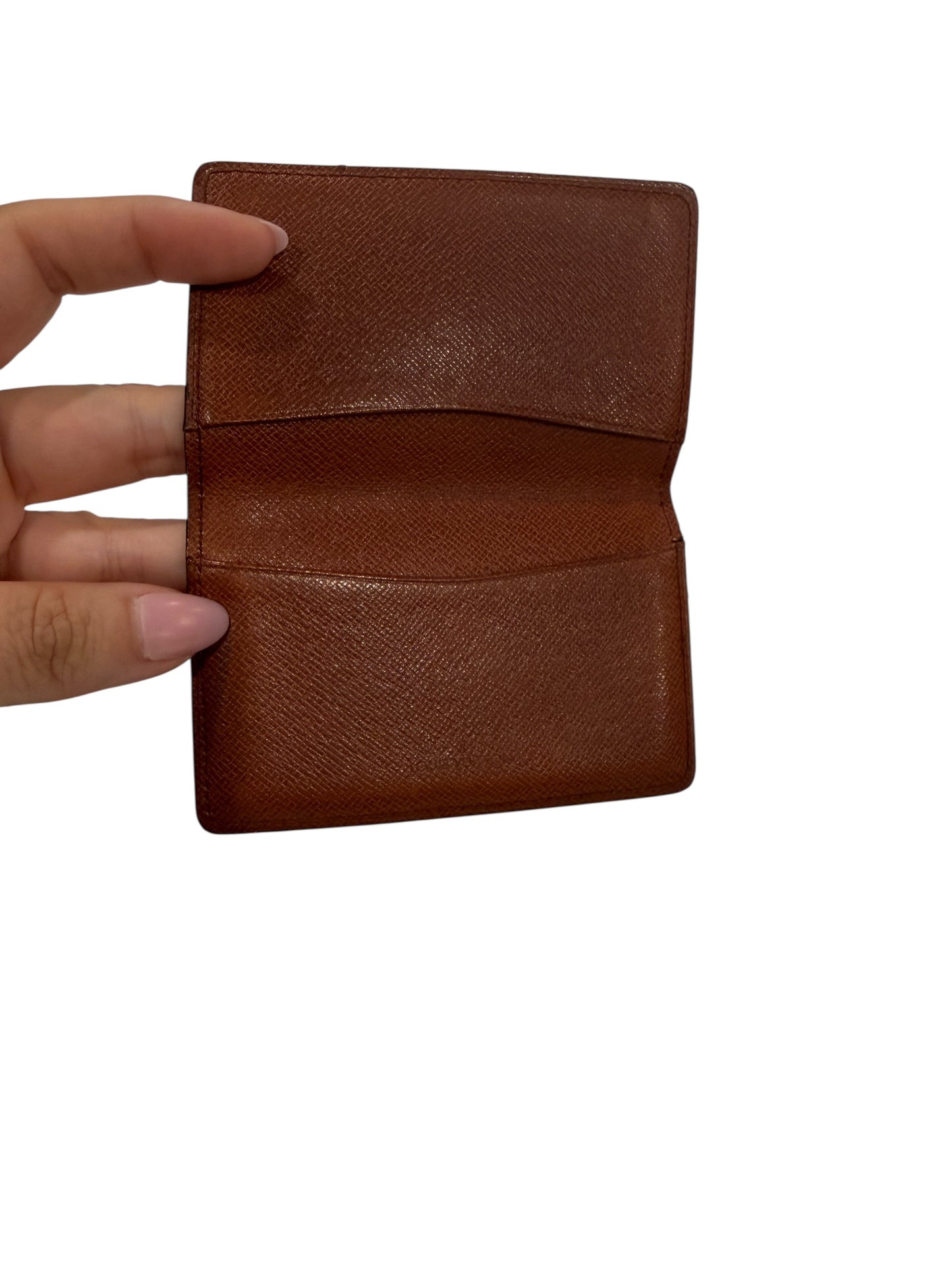 Louis Vuitton Monogram Coated Canvas Card Holder RA1920