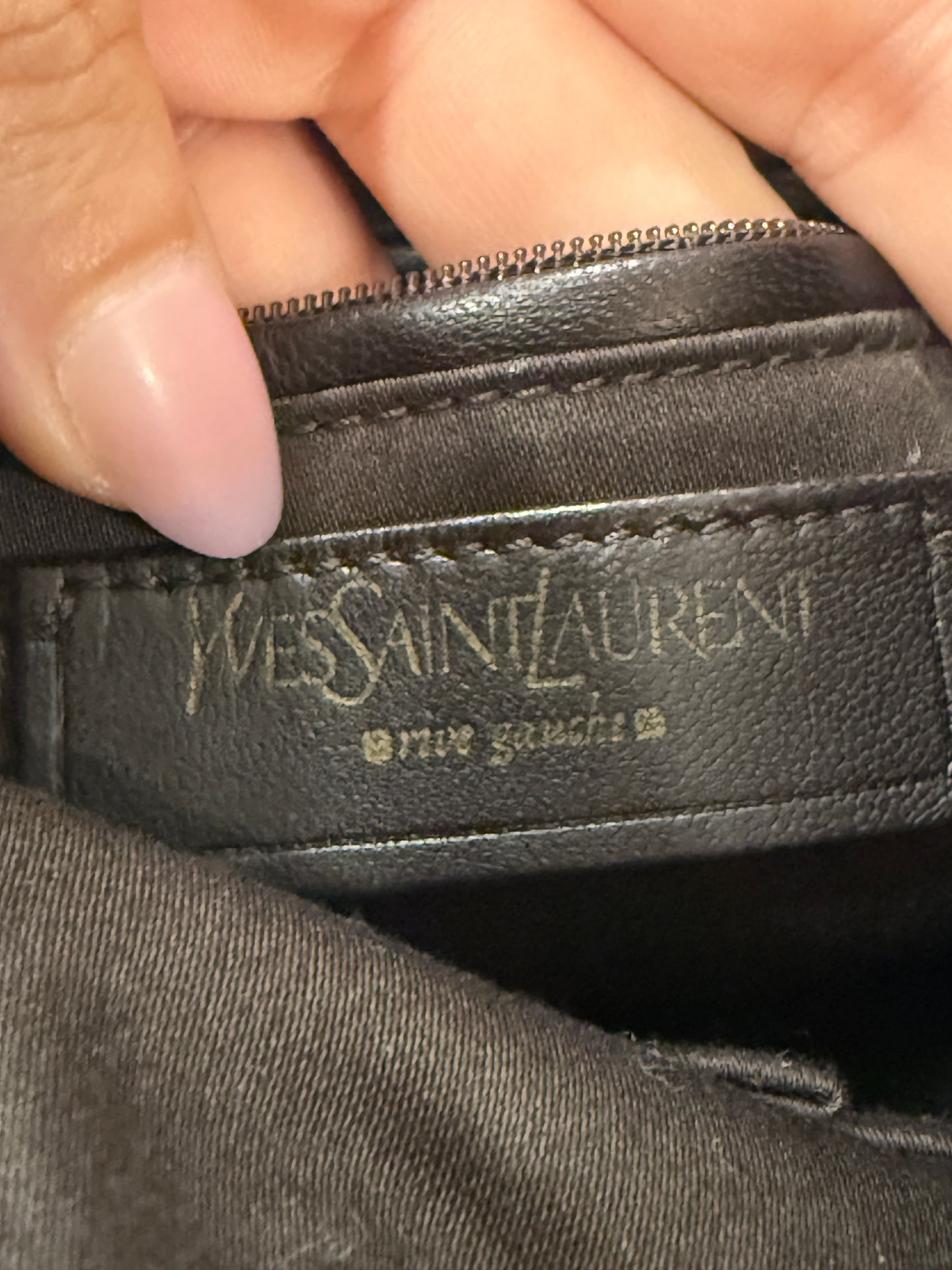 Yves Saint Laurent Y-Mail Tan Patent Leather Tote