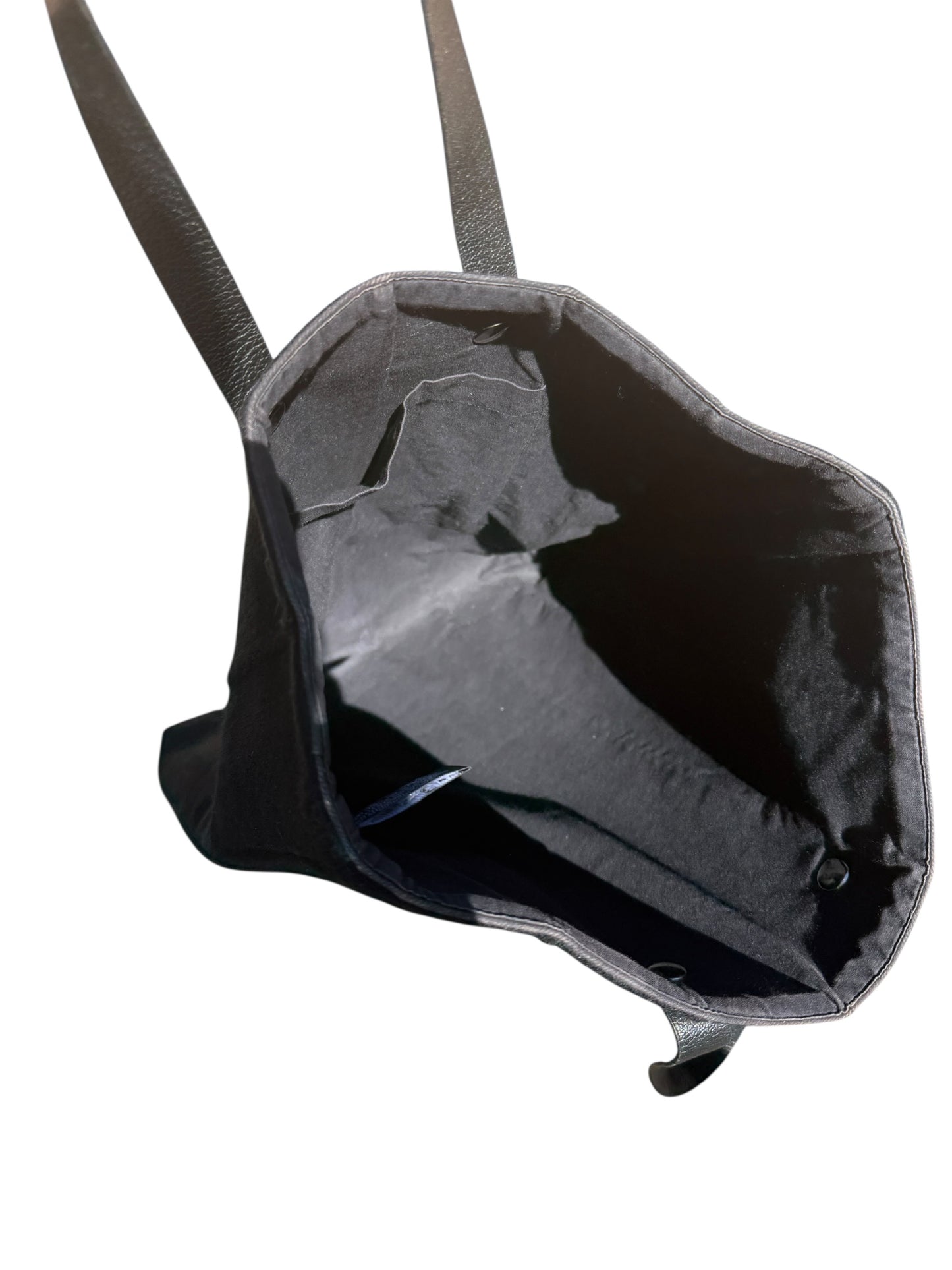 Hermes Black Lambswool Herline Tote