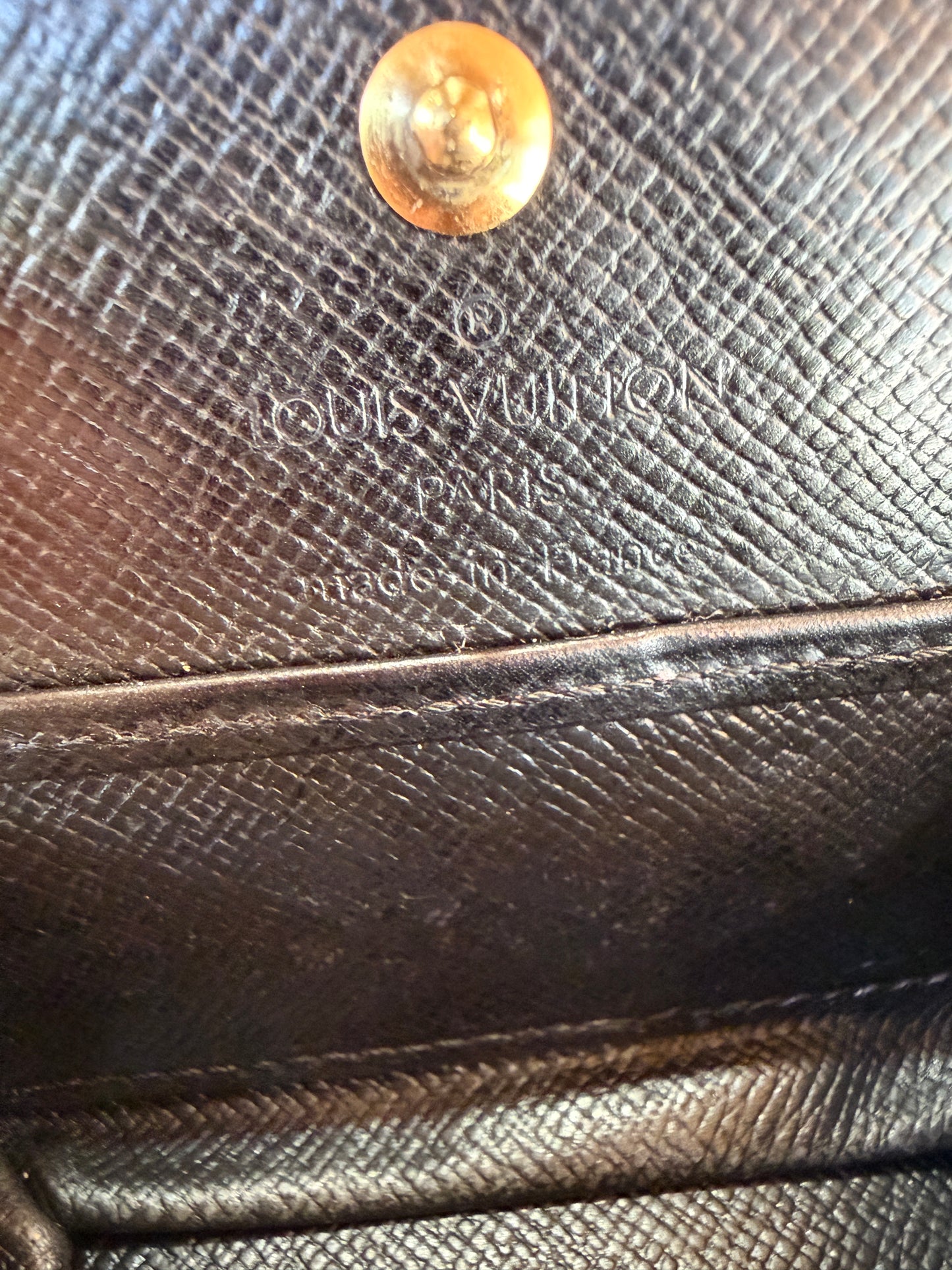 Louis Vuitton Black Epi Leather Coin Pouch or Jewelry Case MI0953