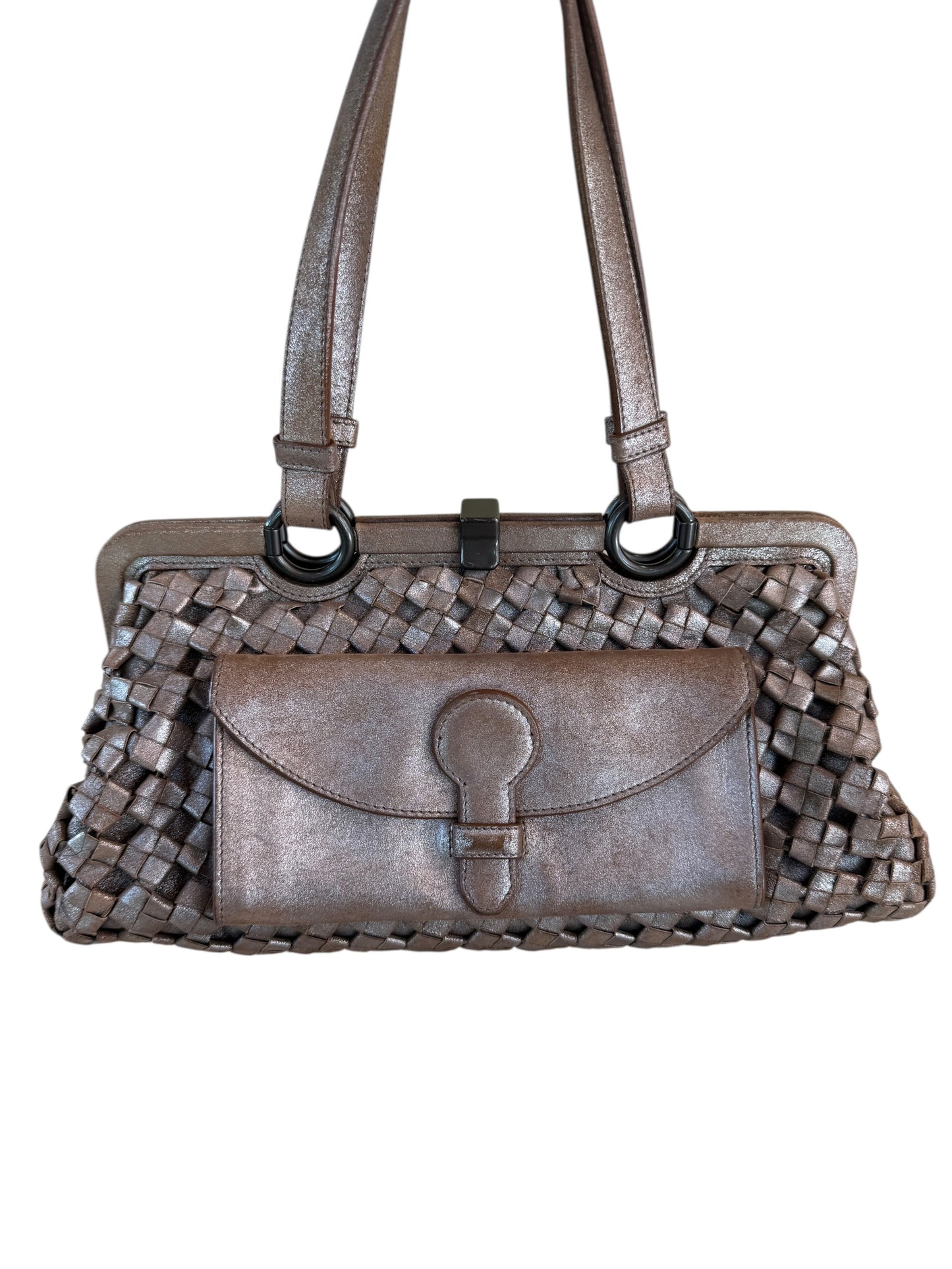 Bottega Veneta Limited Edition Intrecciato Leather Shoulder Bag No. 159 of 200