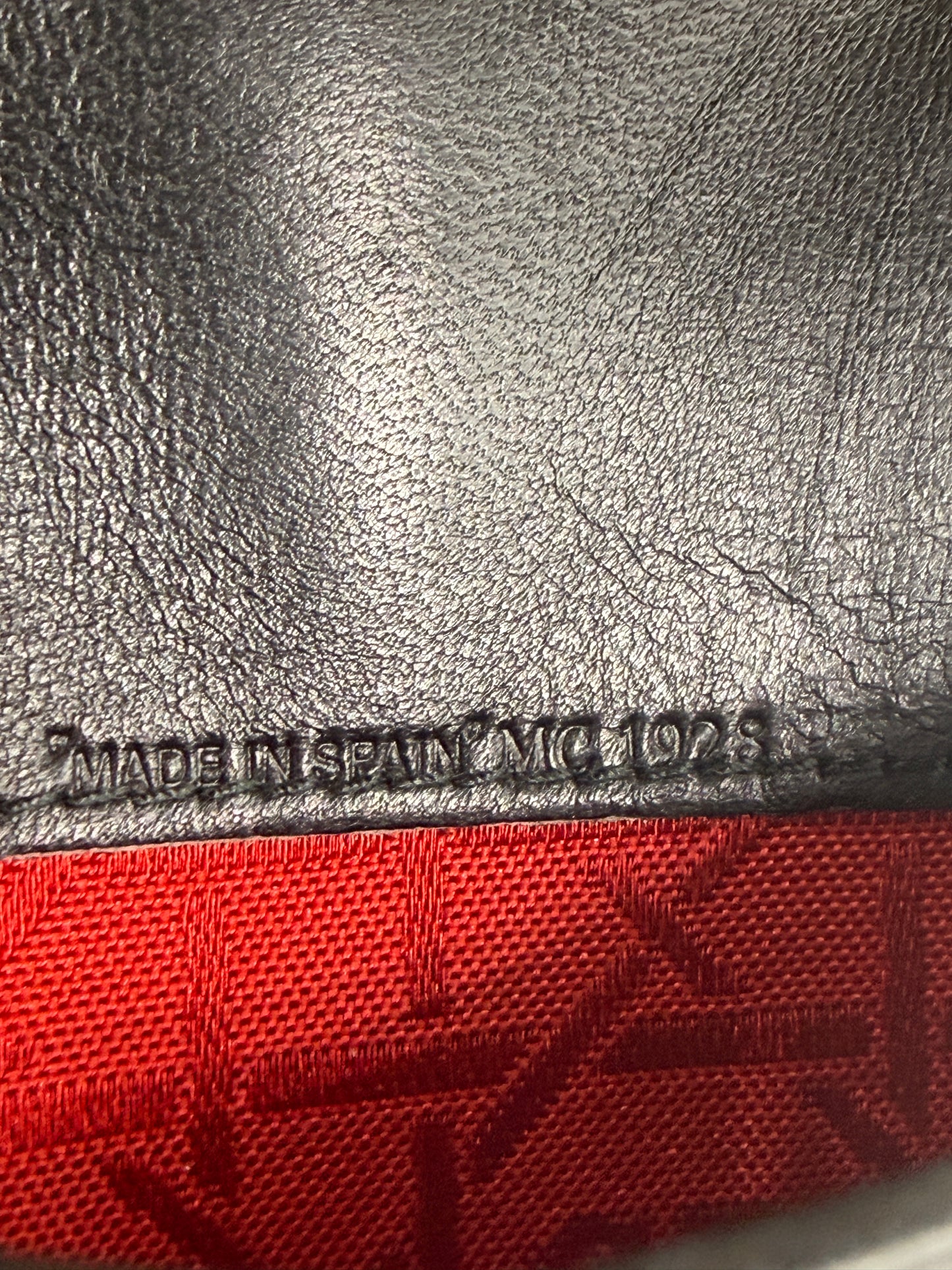 Christian Dior Black Lamb Skin Leather Agenda