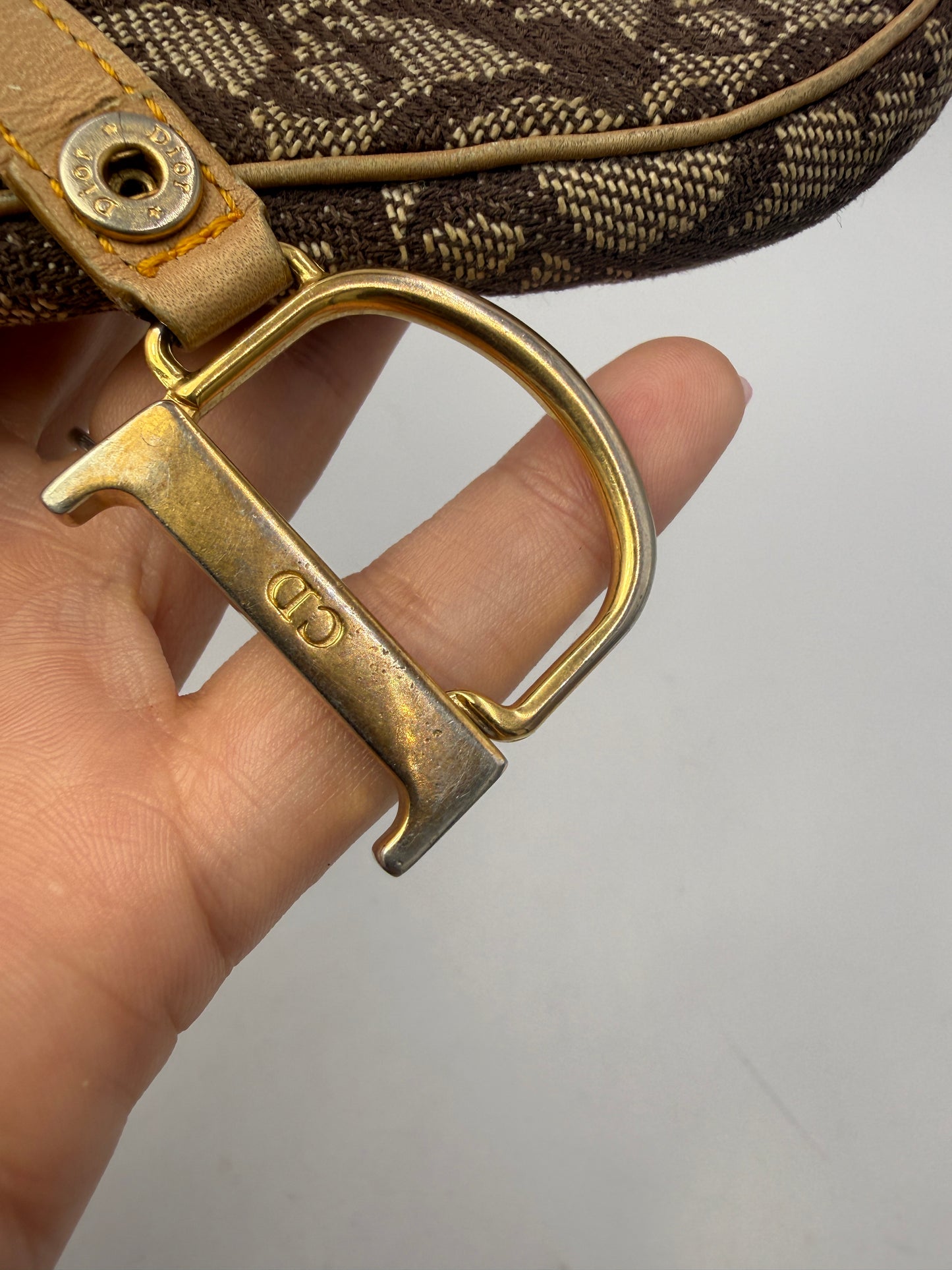 Christian Dior Trotter Canvas Key Cles