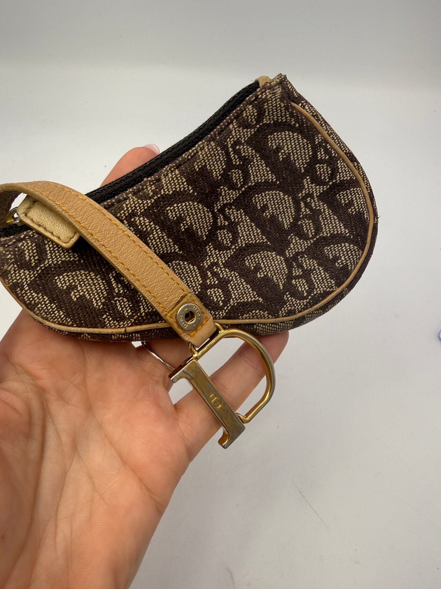 Christian Dior Trotter Canvas Key Cles