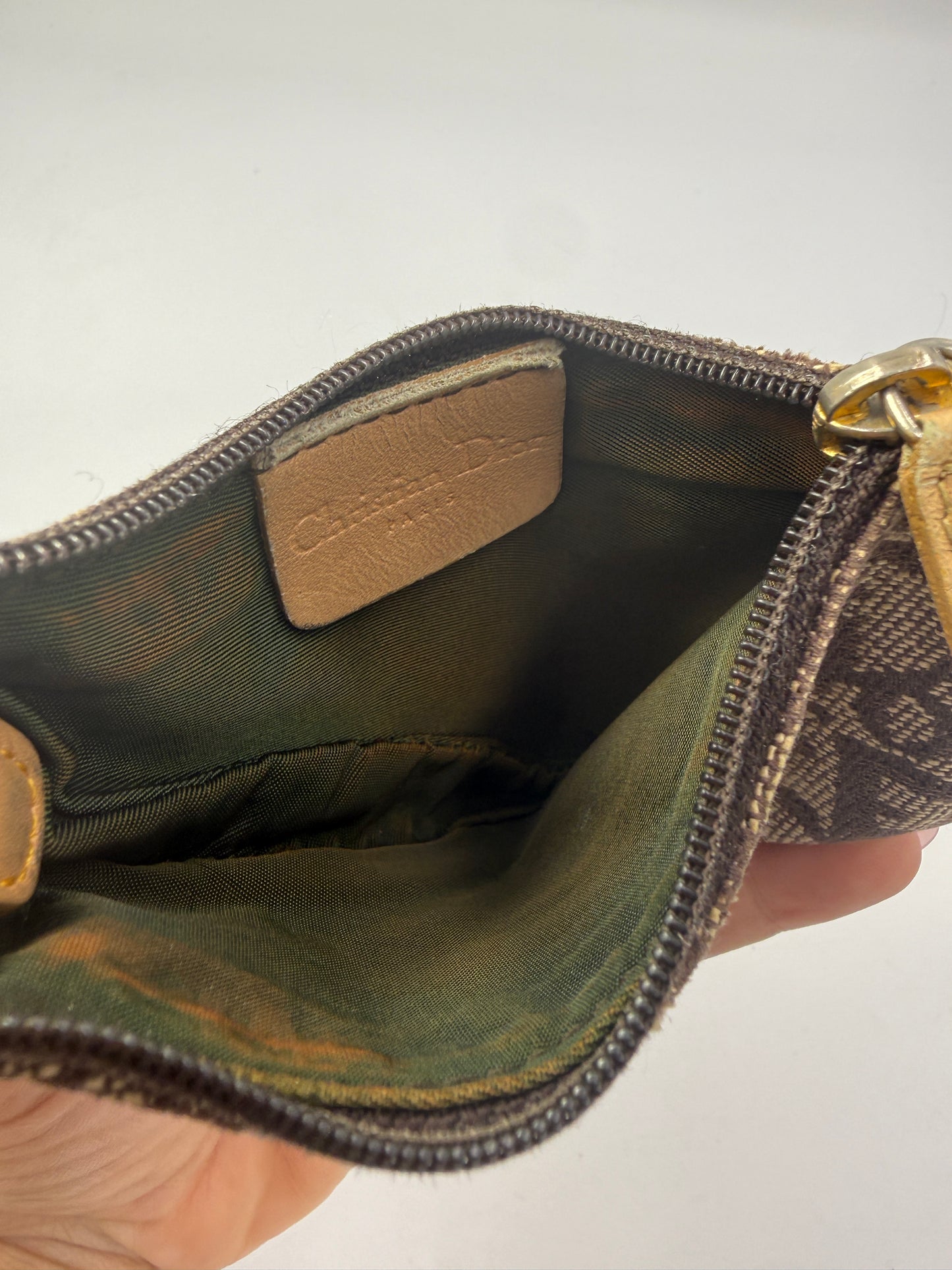 Christian Dior Trotter Canvas Key Cles