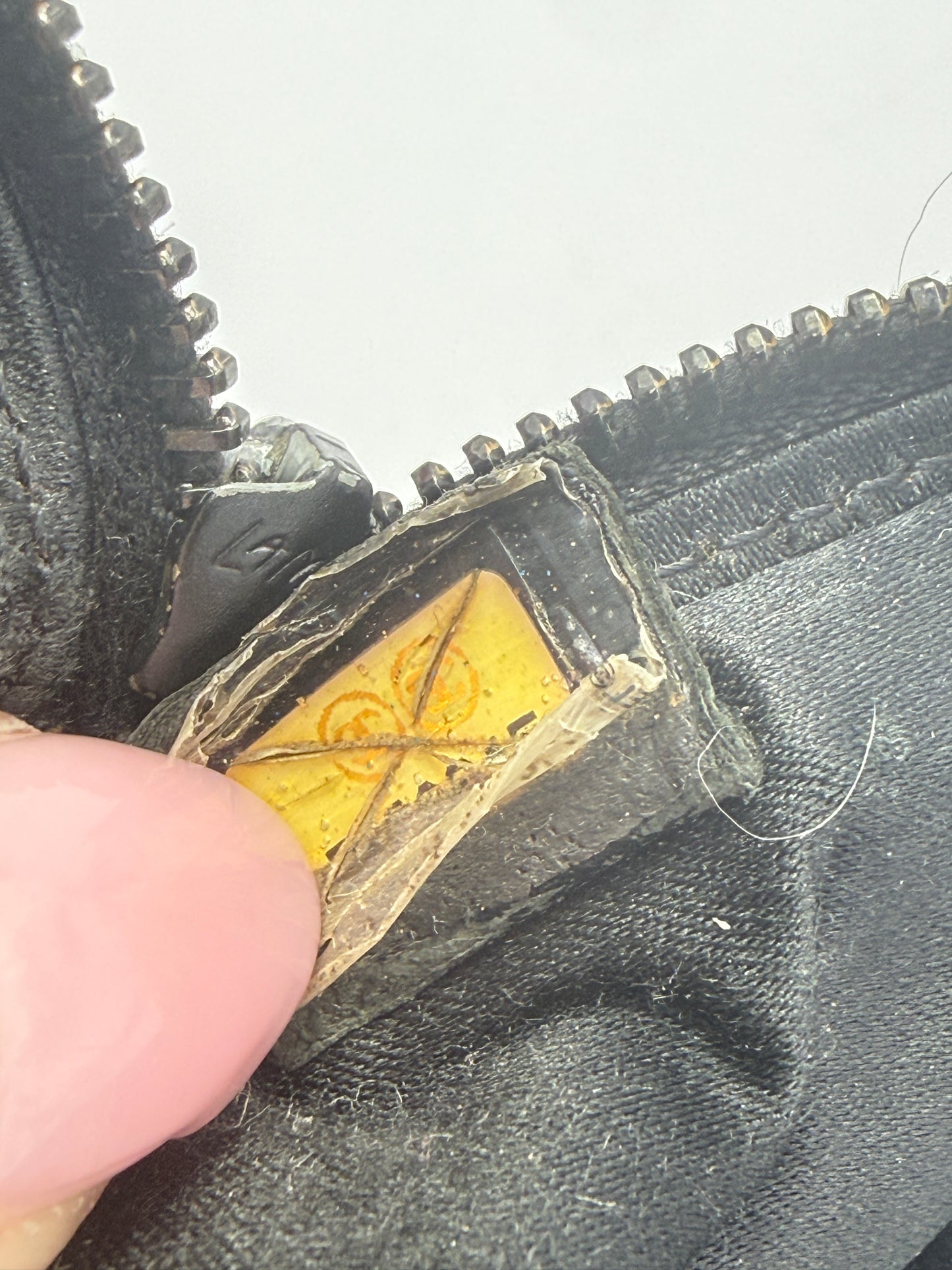 Chanel Black Canvas Timeless CC Key Cles