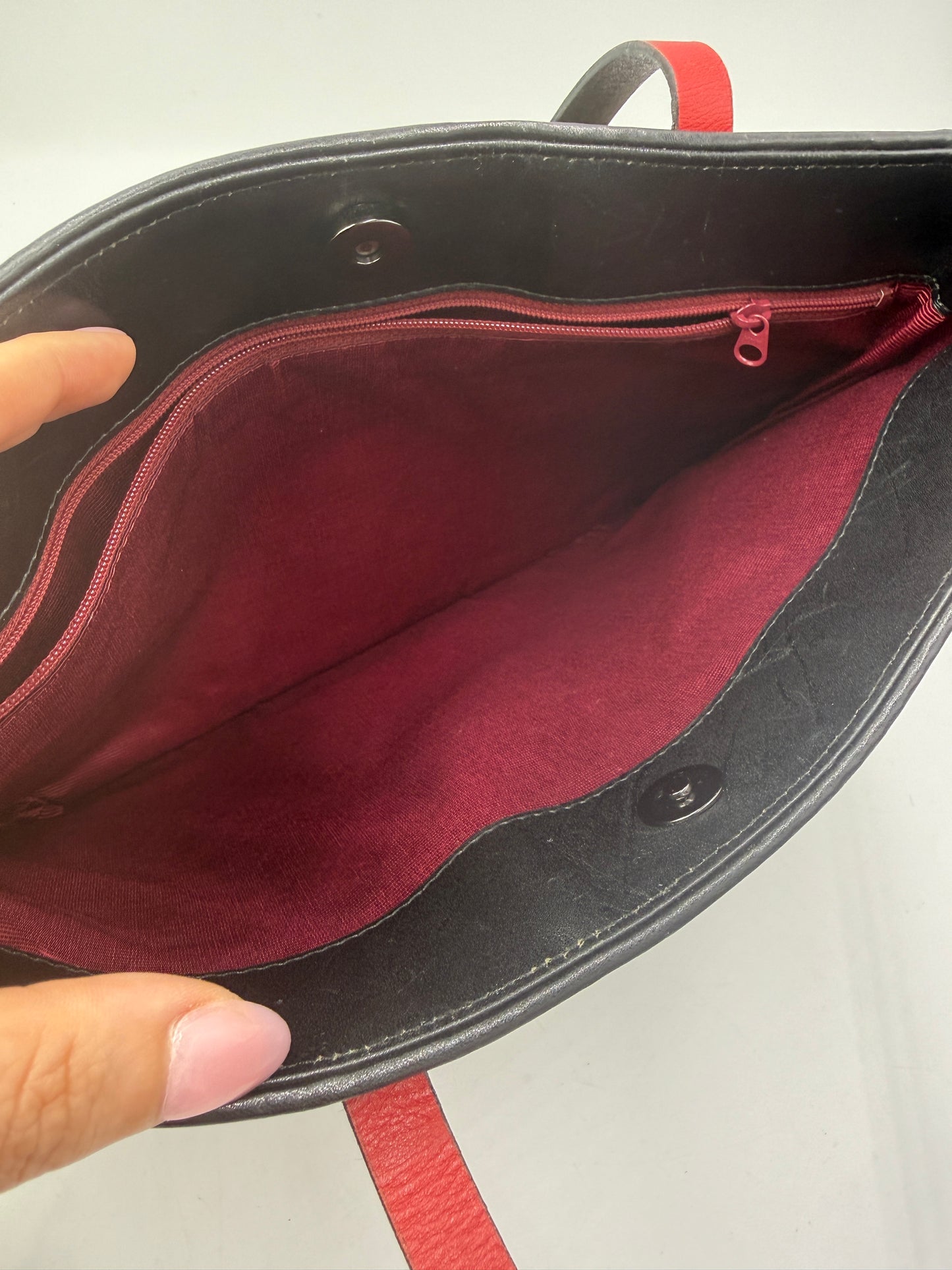 Burberry Nova Check Woven Leather Tote