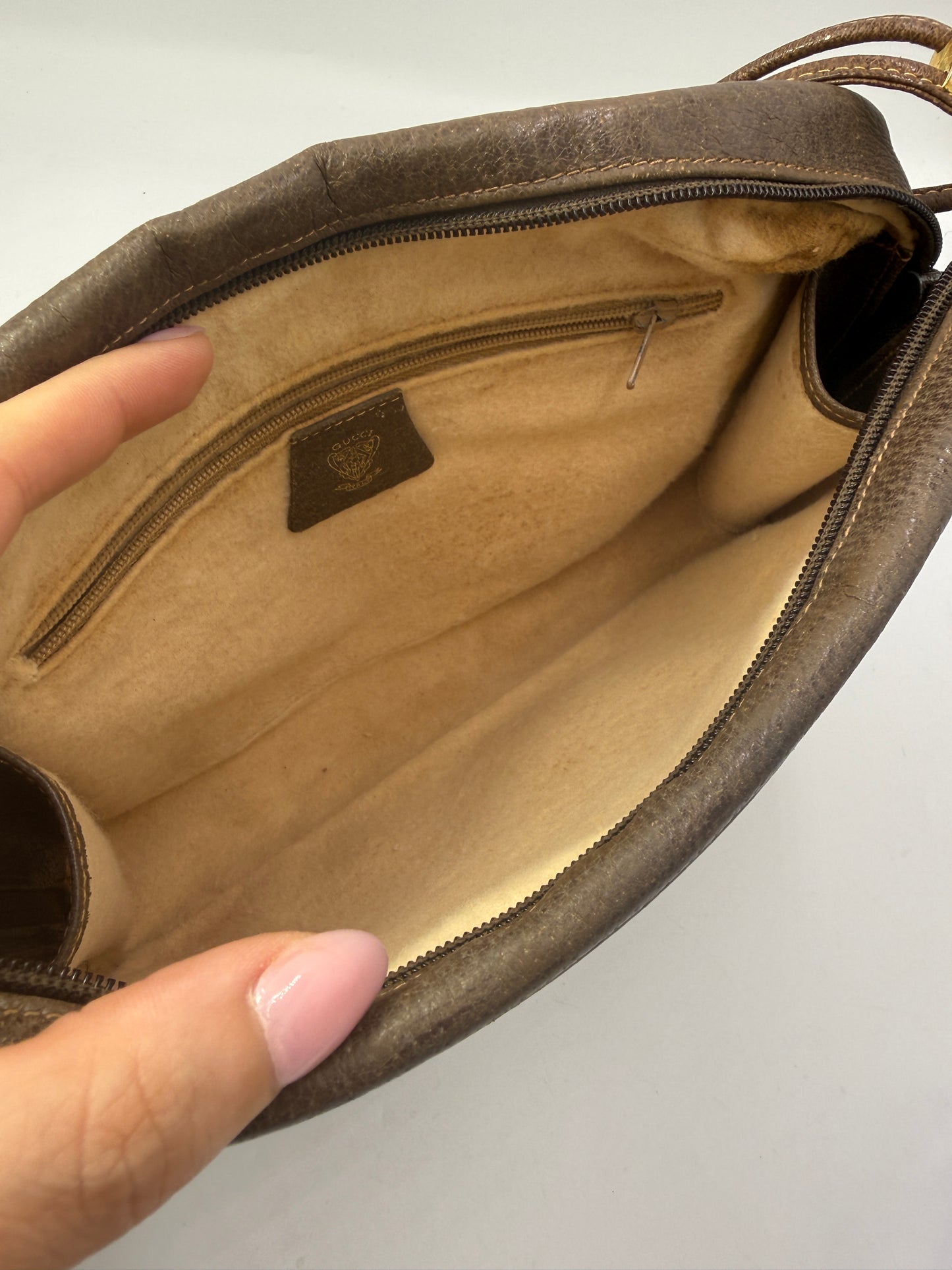 Gucci Vintage Supreme Coated Canvas Crossbody