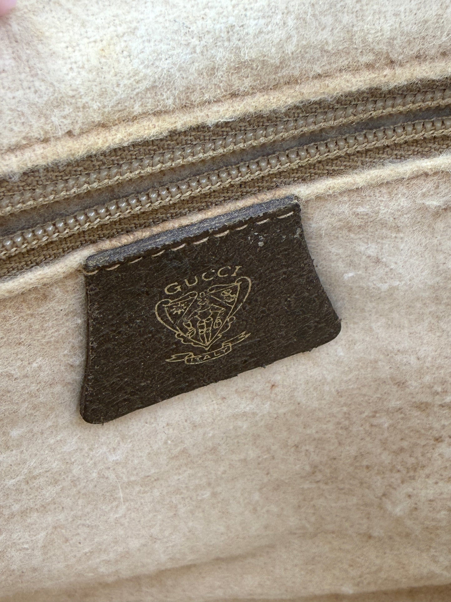 Gucci Vintage Supreme Coated Canvas Crossbody