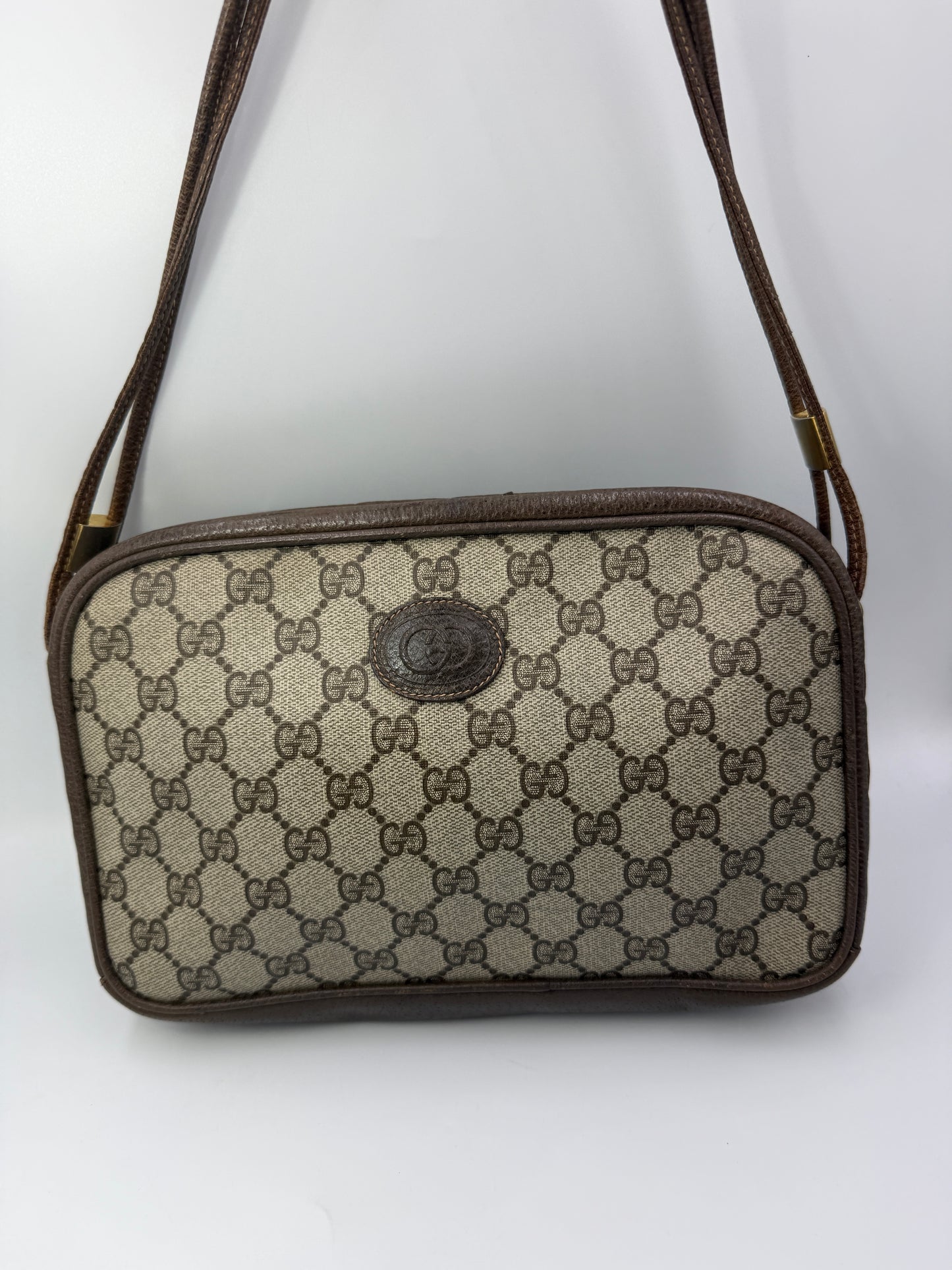 Gucci Vintage Supreme Coated Canvas Crossbody