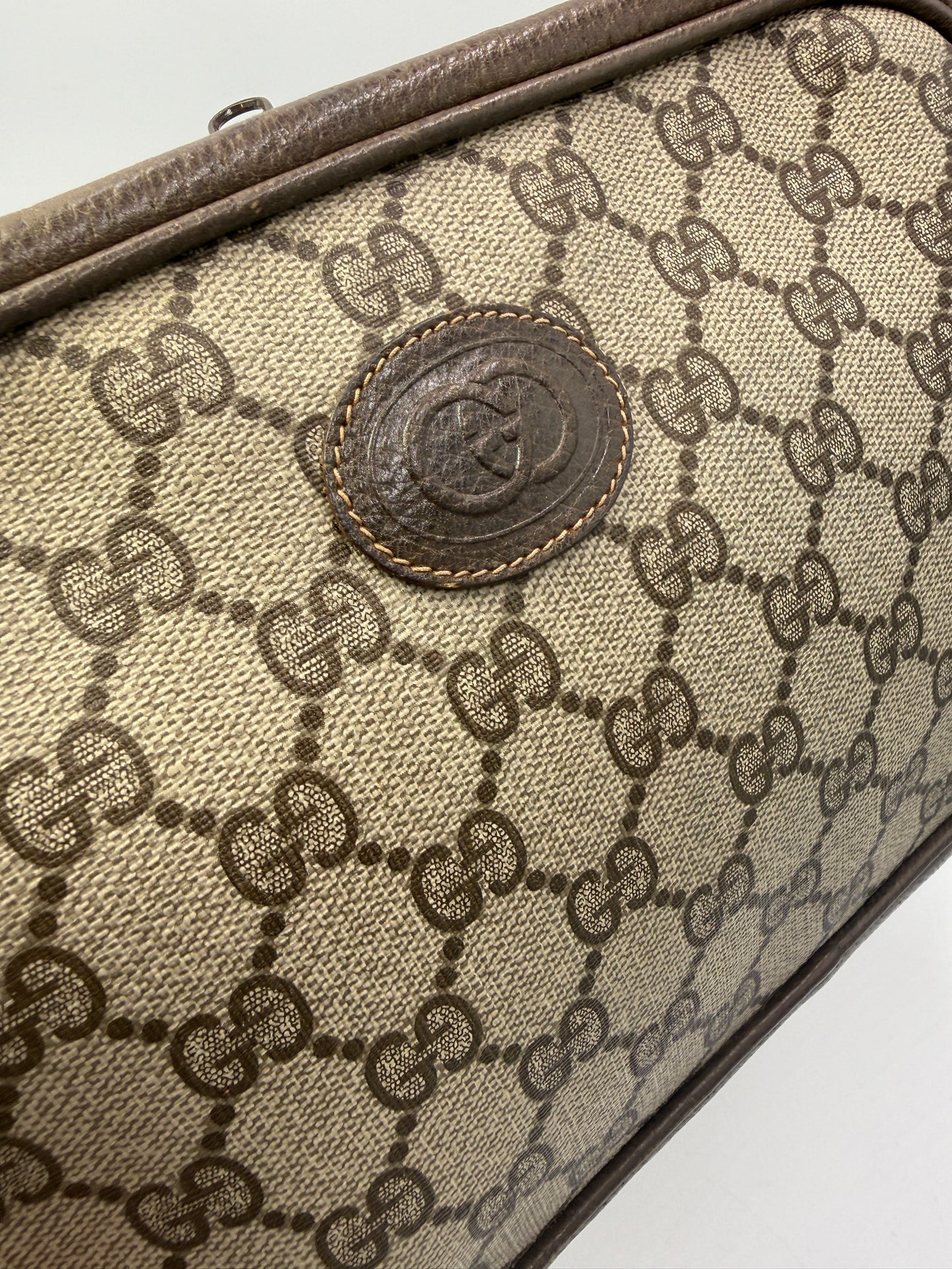 Gucci Vintage Supreme Coated Canvas Crossbody