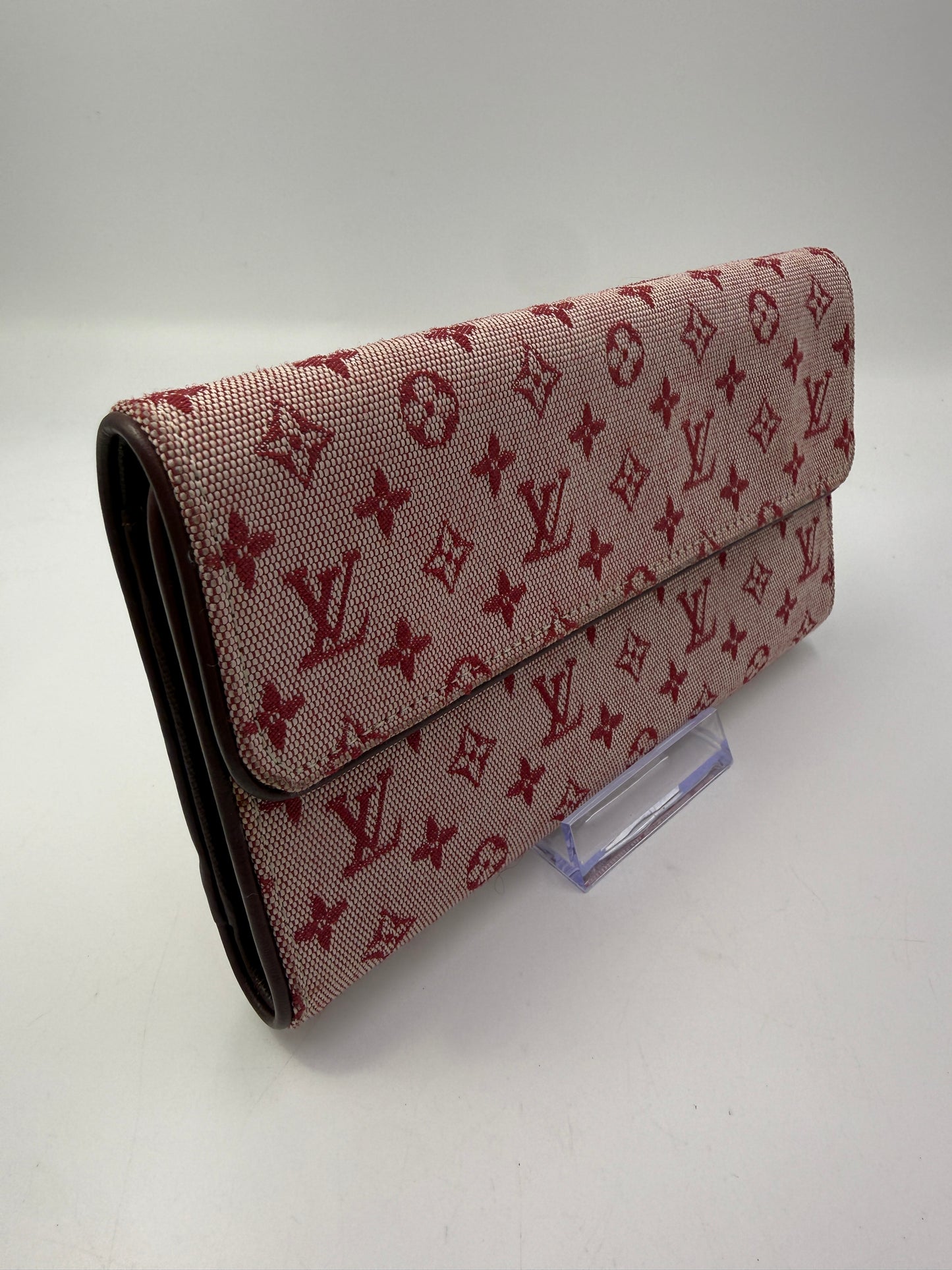 Louis Vuitton Monogram Cherry Mini Lin Continental Wallet CA0072