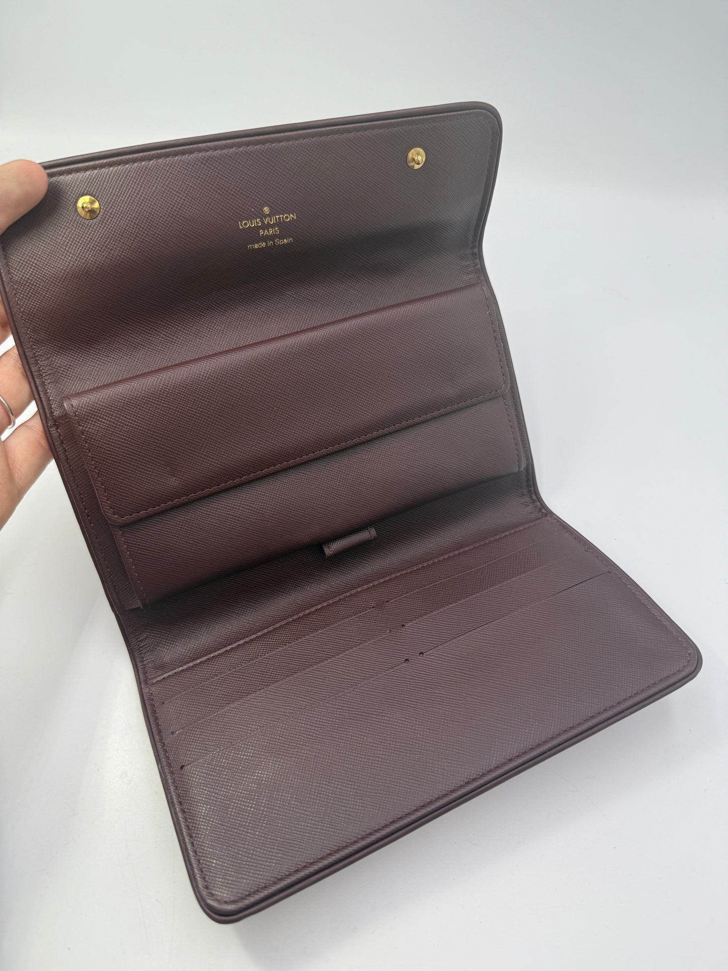 Louis Vuitton Monogram Cherry Mini Lin Continental Wallet CA0072