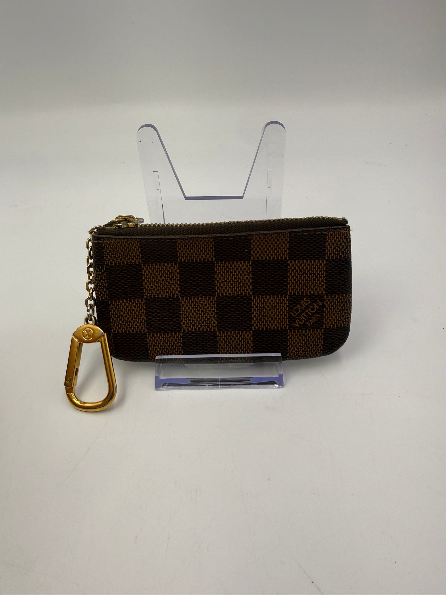 Louis Vuitton Damier Eben Coated Canvas Key Cles CT11XX