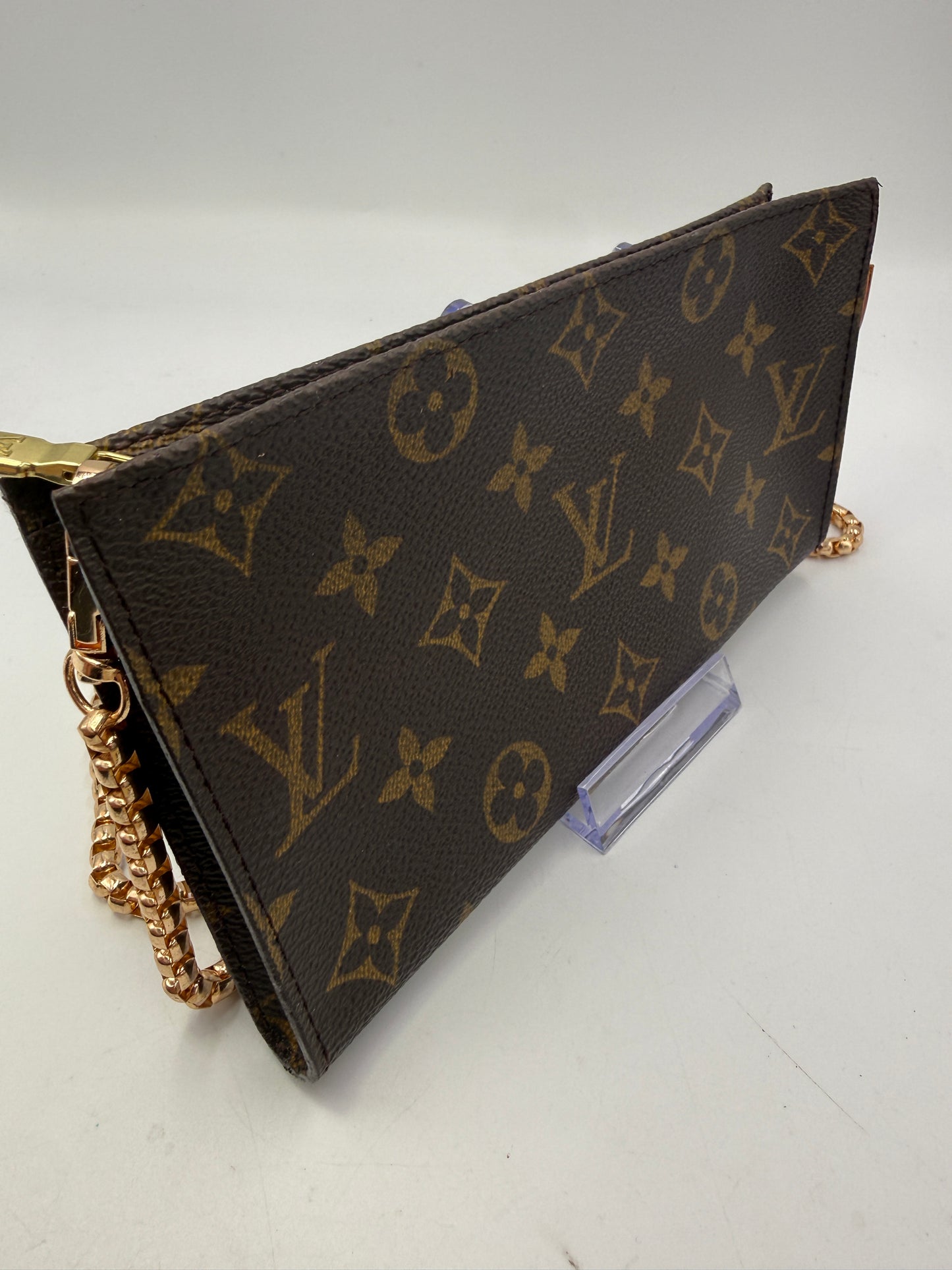 Louis Vuitton Monogram Toiletry Pouch 19 With Box And Chain FL0090