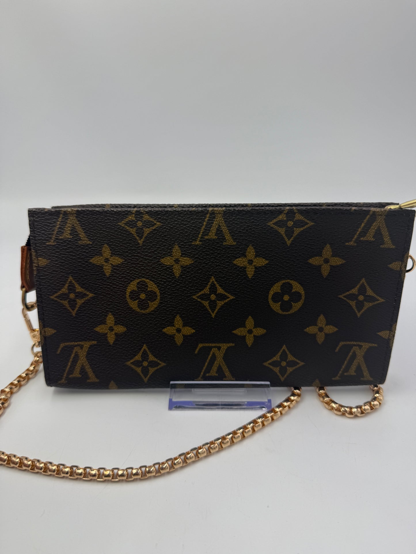 Louis Vuitton Monogram Toiletry Pouch 19 With Box And Chain FL0090