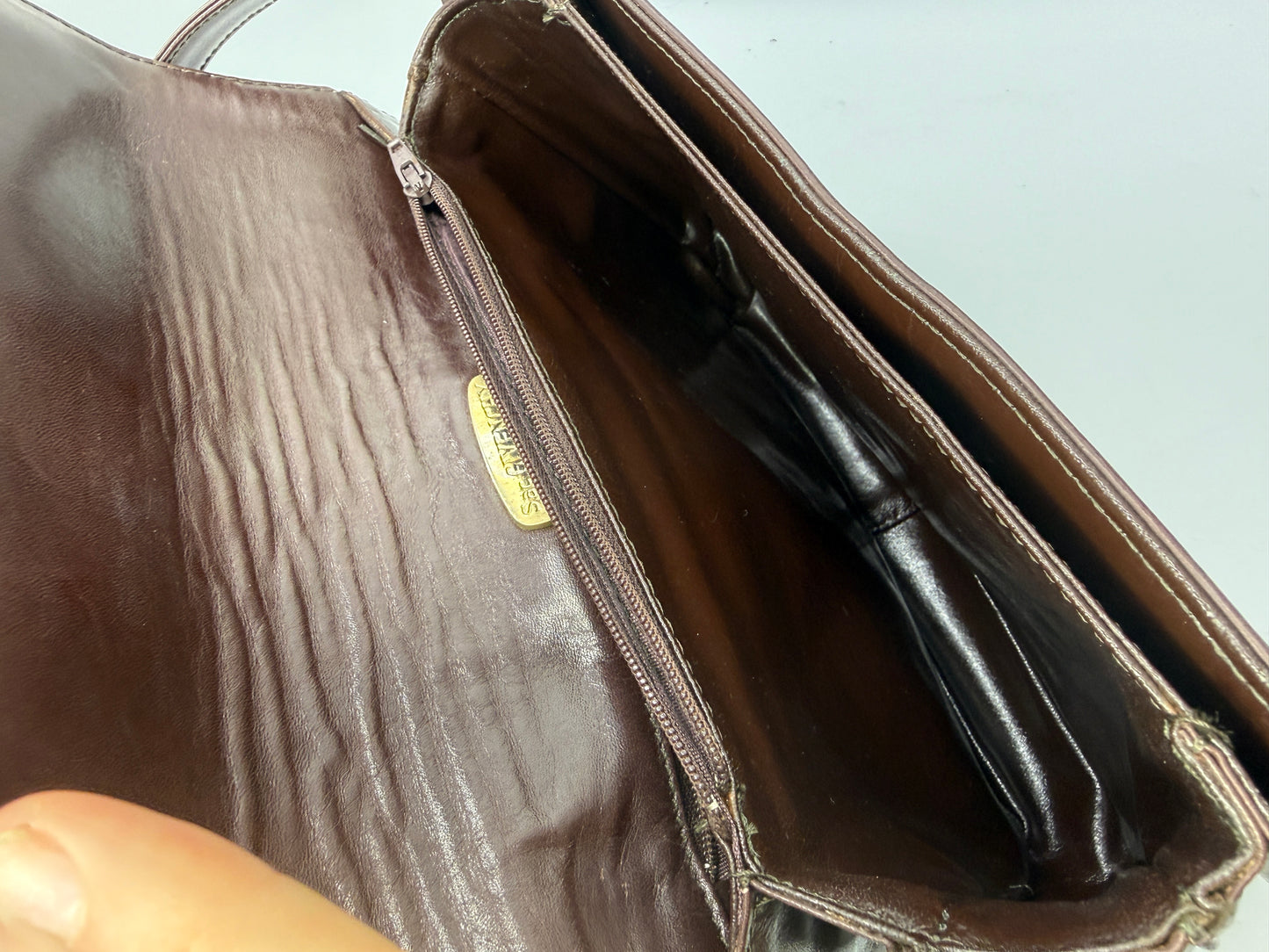 Givenchy Vintage 3G Logo Coated Canvas Shoulder Bag