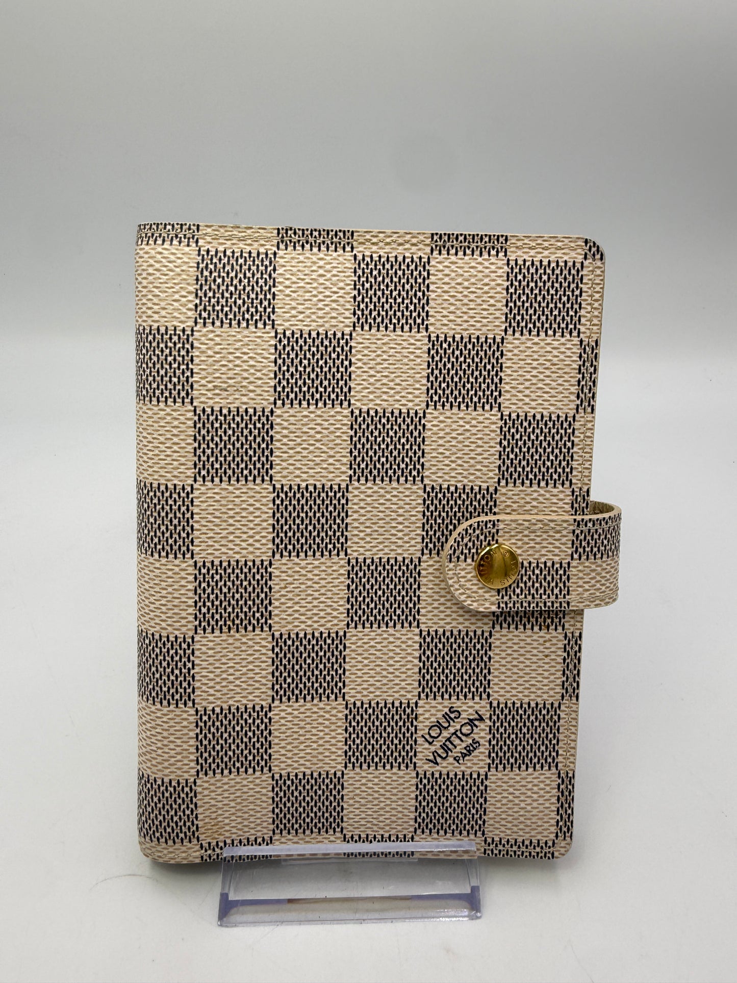 Louis Vuitton Damier Azur Coated Canvas Agenda PM CA1039