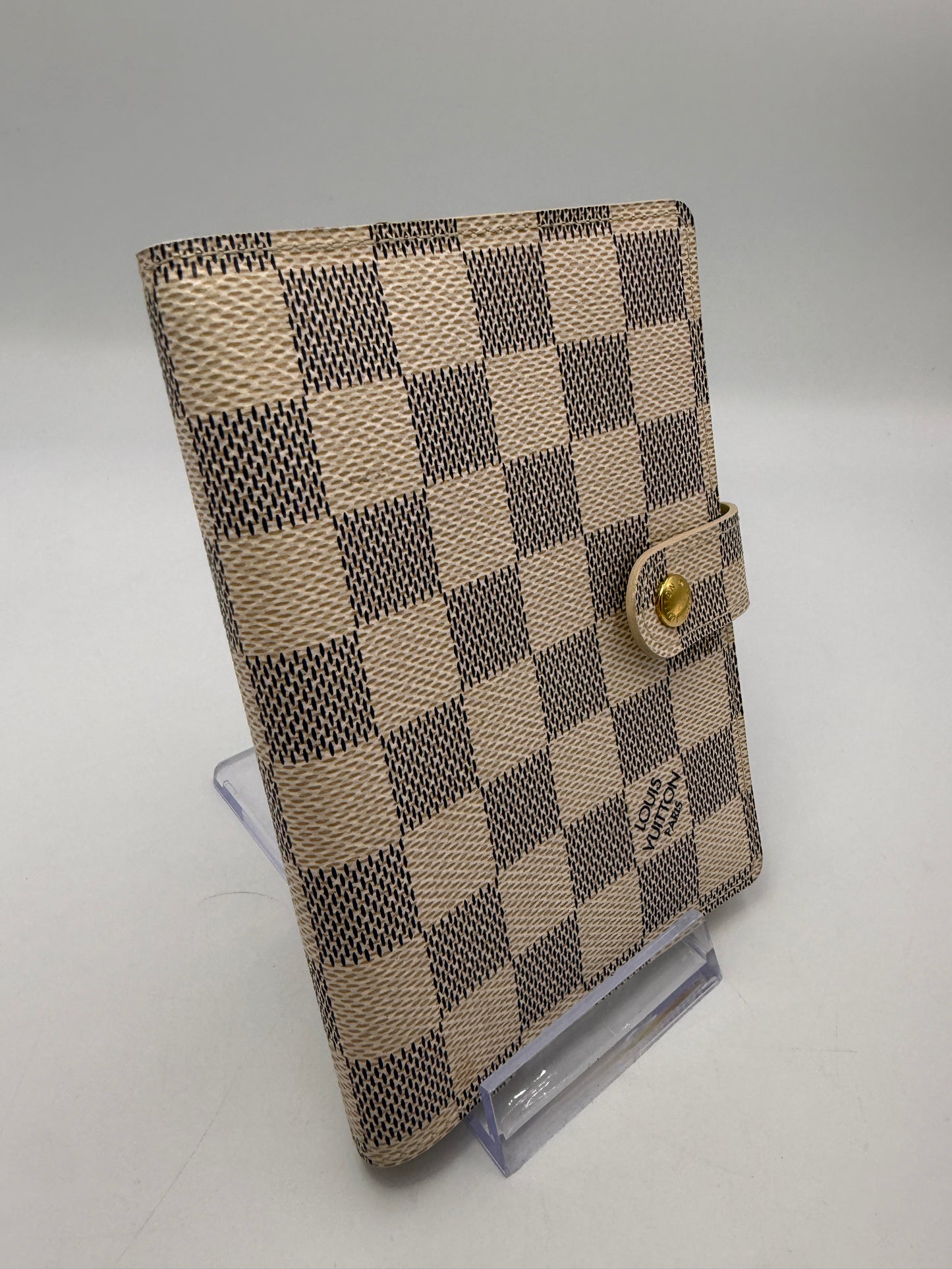 Louis Vuitton Damier Azur Coated Canvas Agenda PM CA1039
